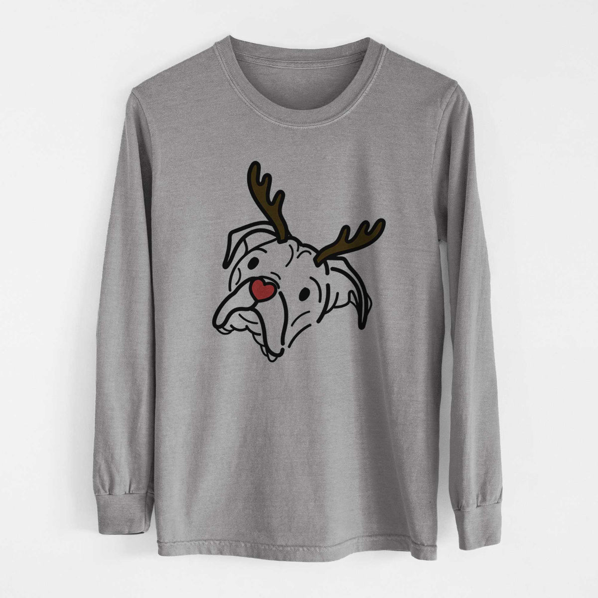 Red Nose Boxer - Noodle - Heavyweight 100% Cotton Long Sleeve