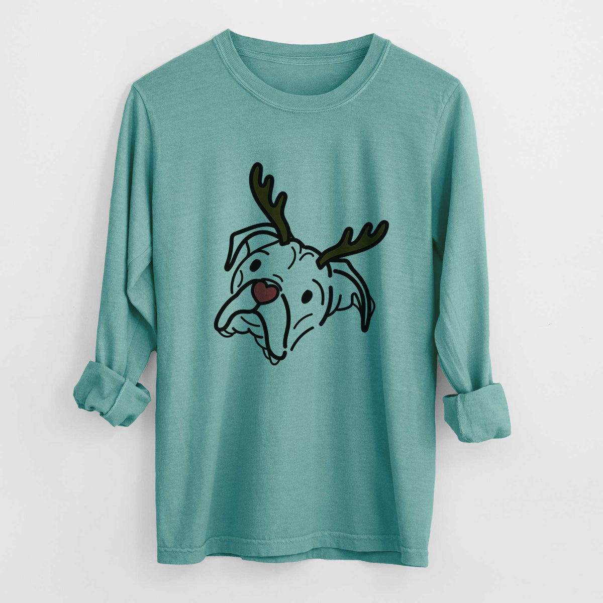 Red Nose Boxer - Noodle - Heavyweight 100% Cotton Long Sleeve