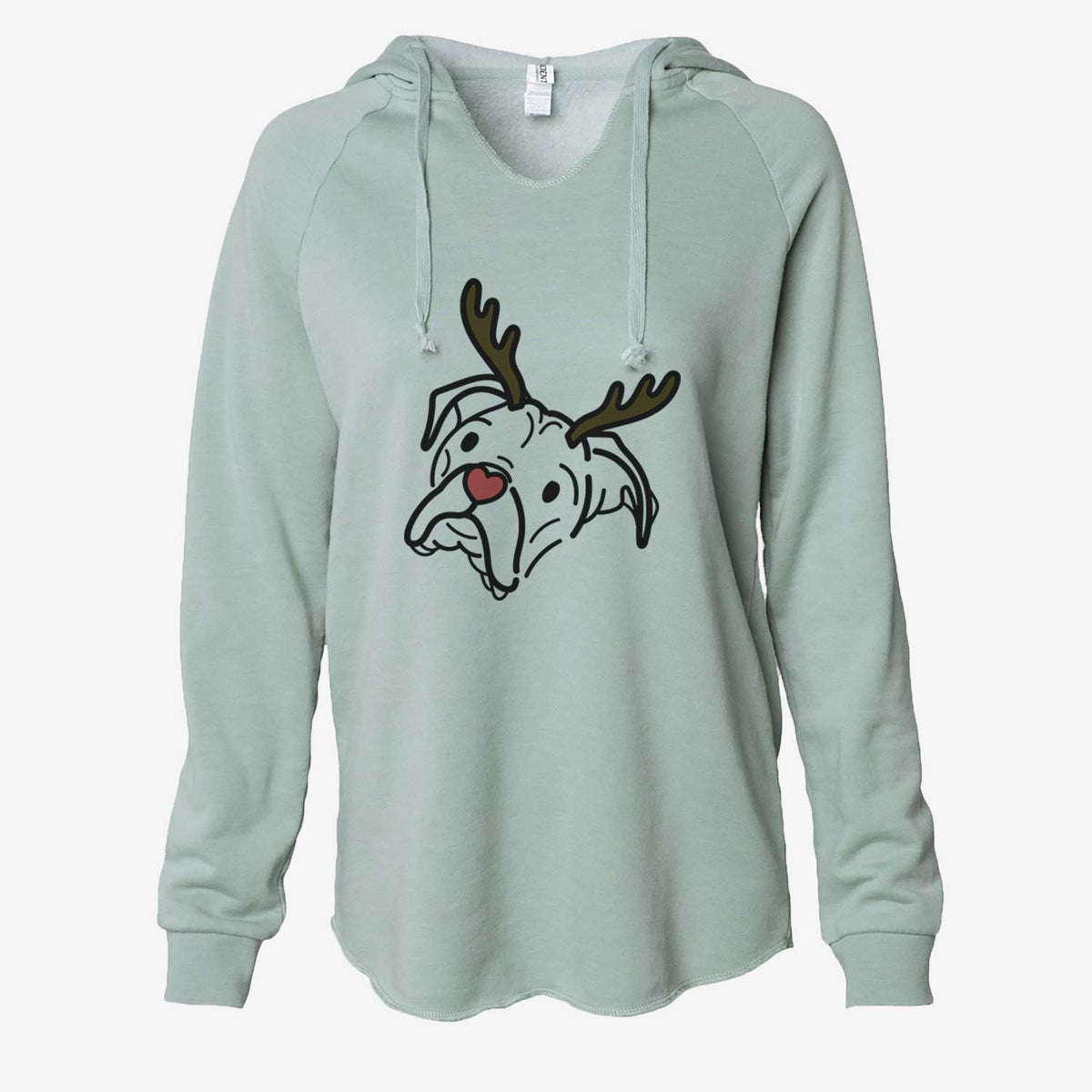 Red Nose Boxer - Noodle - Cali Wave Hooded Sweatshirt