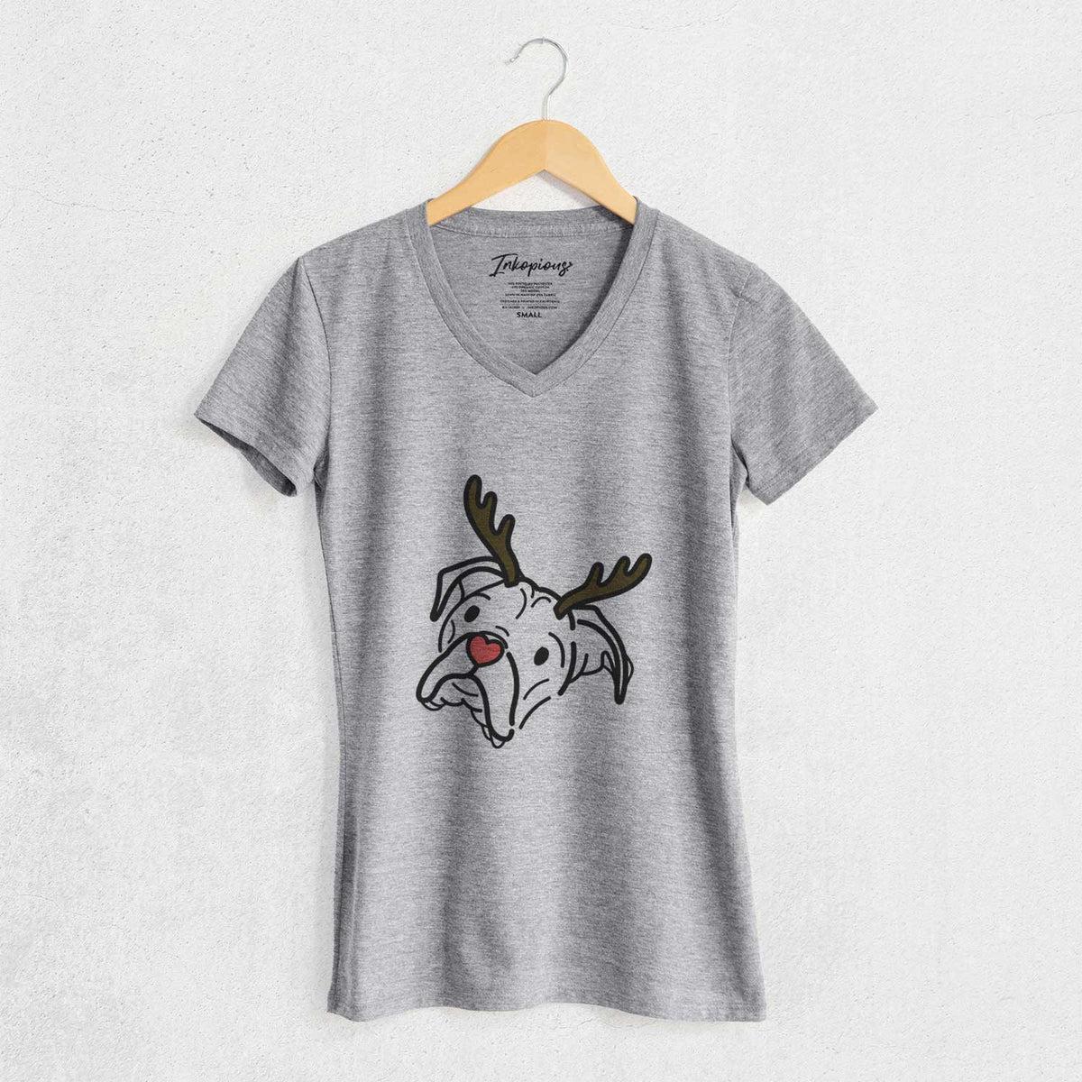 Red Nose Boxer - Noodle - Women's V-neck Shirt