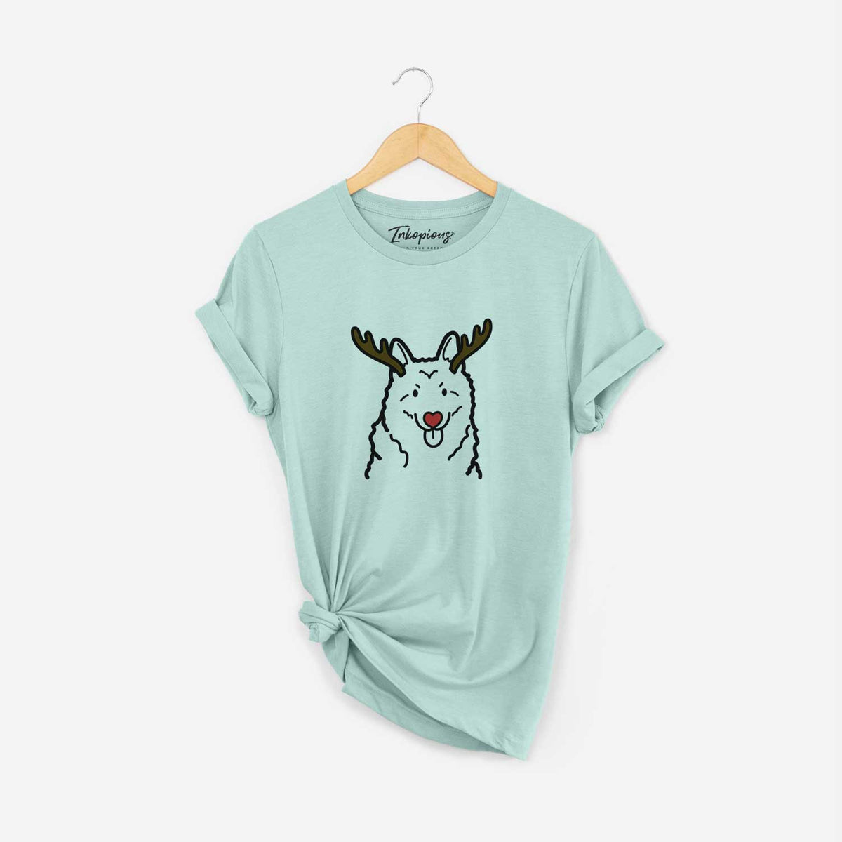 Red Nose Norwegian Elkhound - Unisex Crewneck
