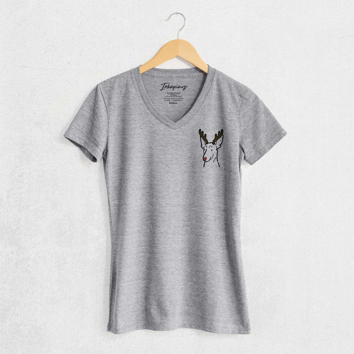 Red Nose Belgian Malinois - Women's V-neck Shirt