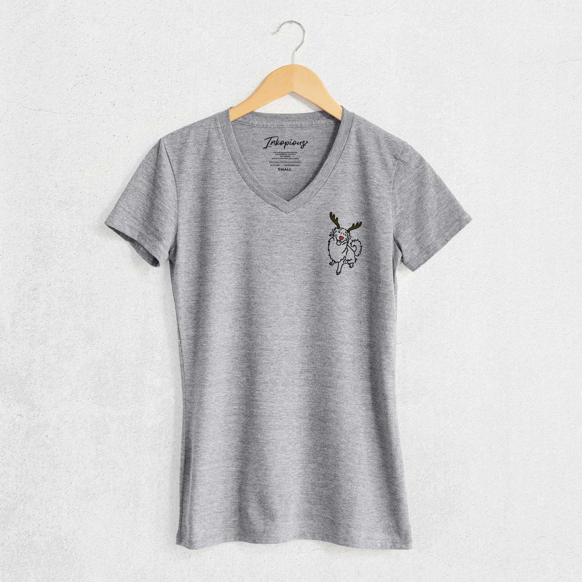 Red Nose Golden Retriever - Brinkley - Women's V-neck Shirt