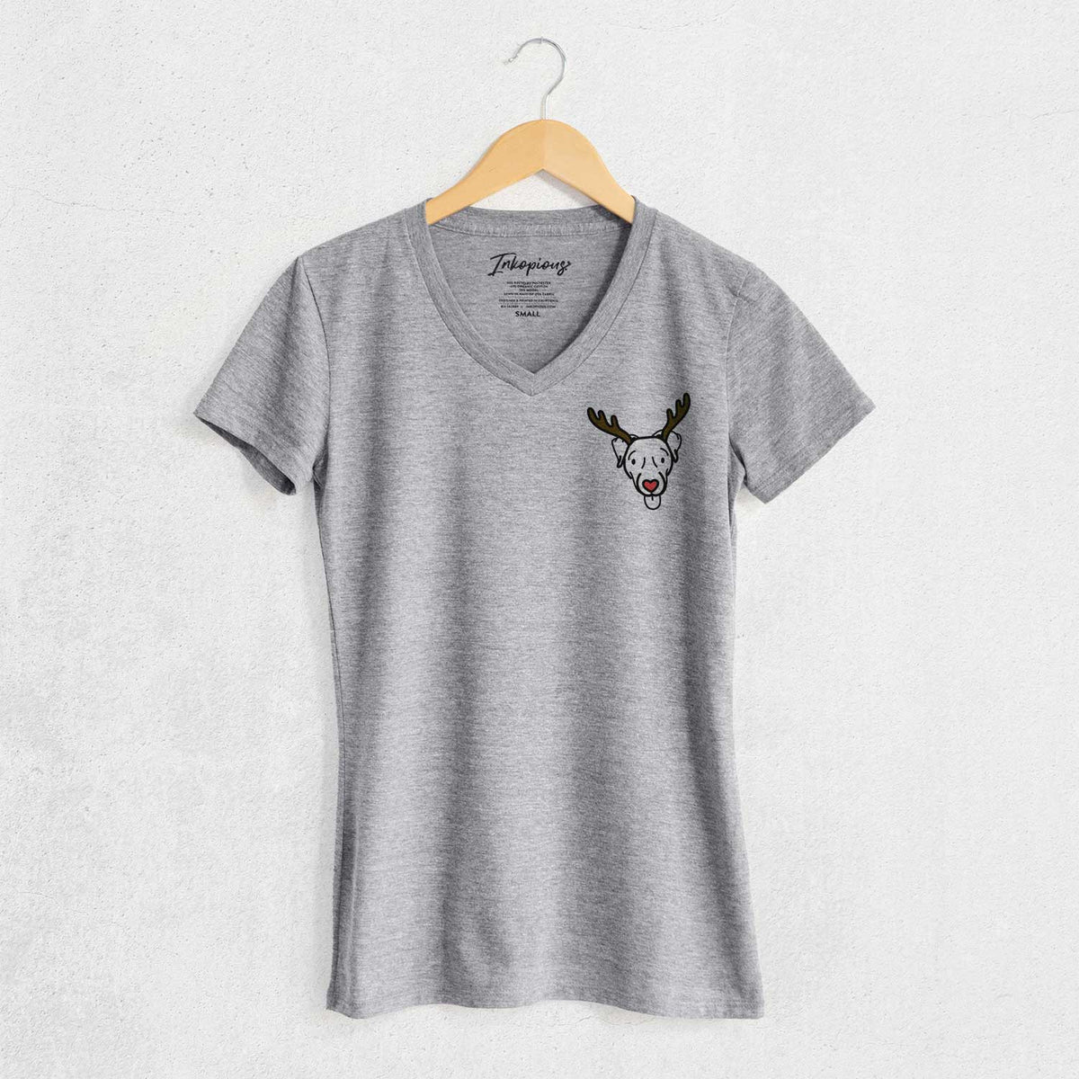 Red Nose Jack Russell Terrier - Cammy - Women's V-neck Shirt