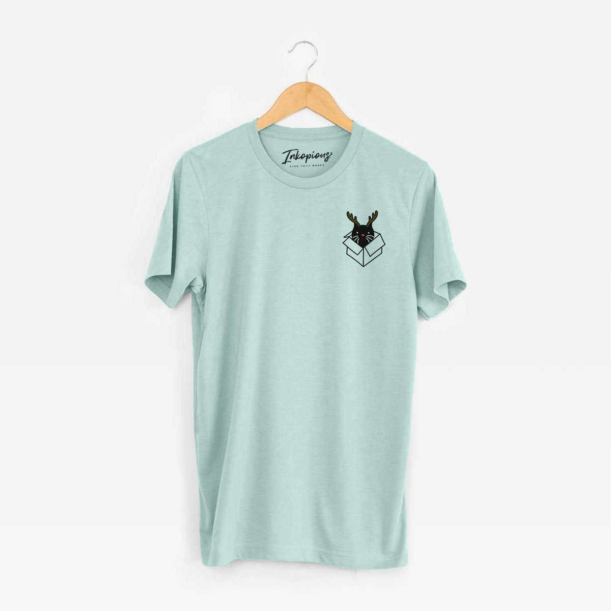 Red Nose Black Cat in a Box - Doc - Unisex Crewneck