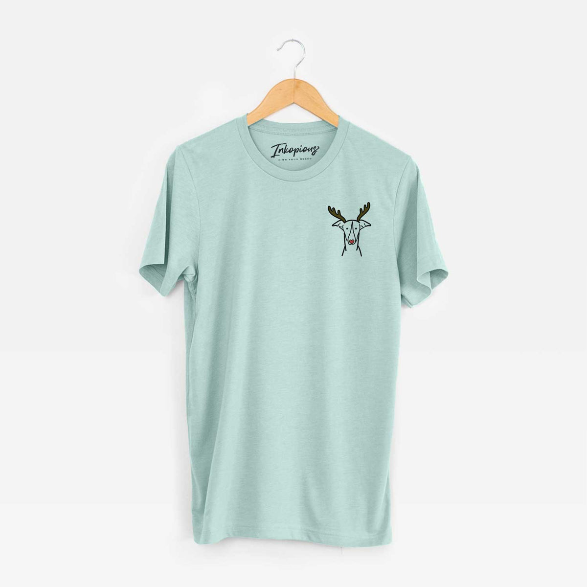 Red Nose Greyhound - Unisex Crewneck