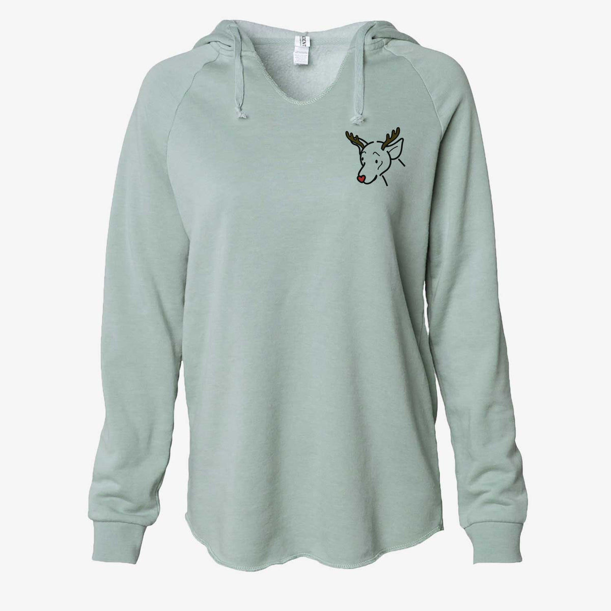 Red Nose Mixed Breed - Lucky - Cali Wave Hooded Sweatshirt