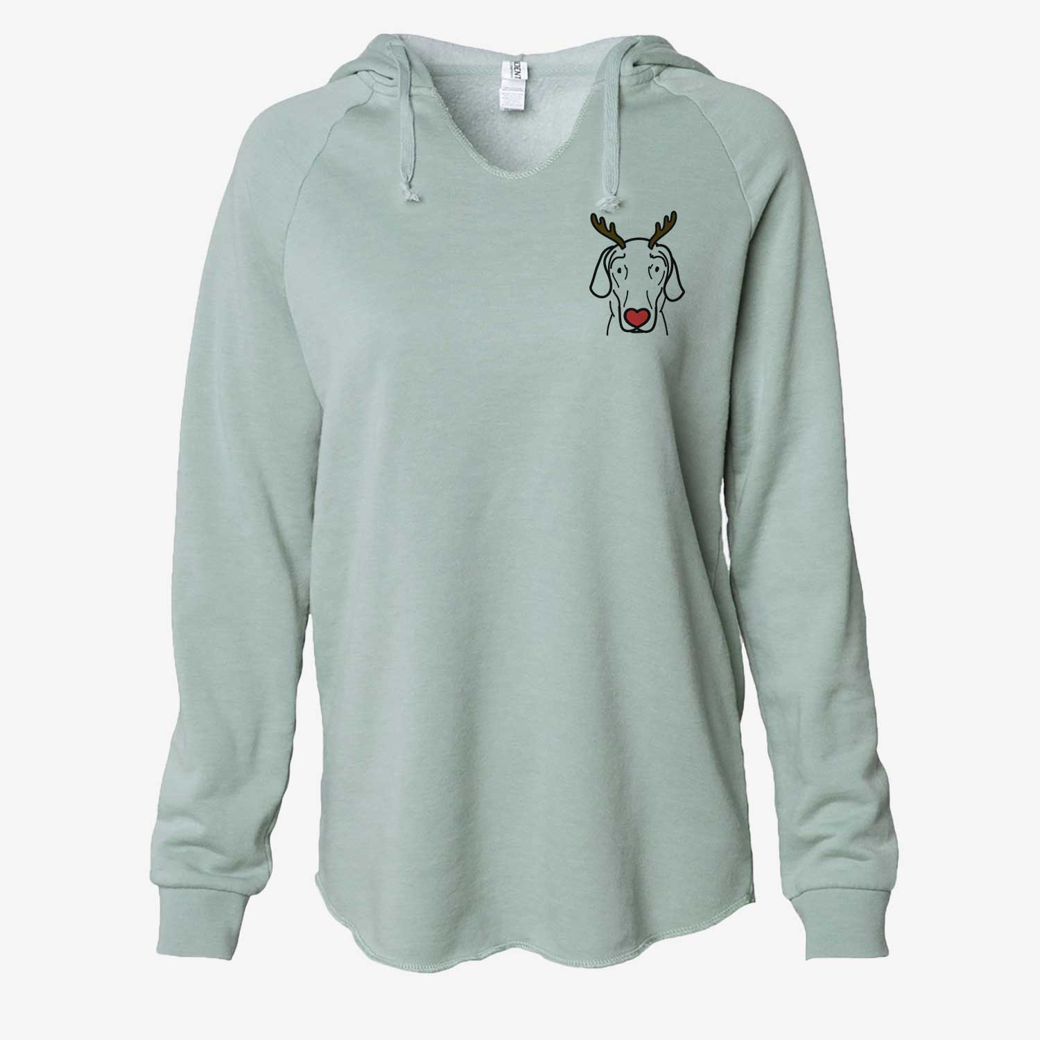 Red Nose Great Dane - Lucy - Cali Wave Hooded Sweatshirt