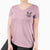 Red Nose Puggle - Mitzi - Women's V-neck Shirt