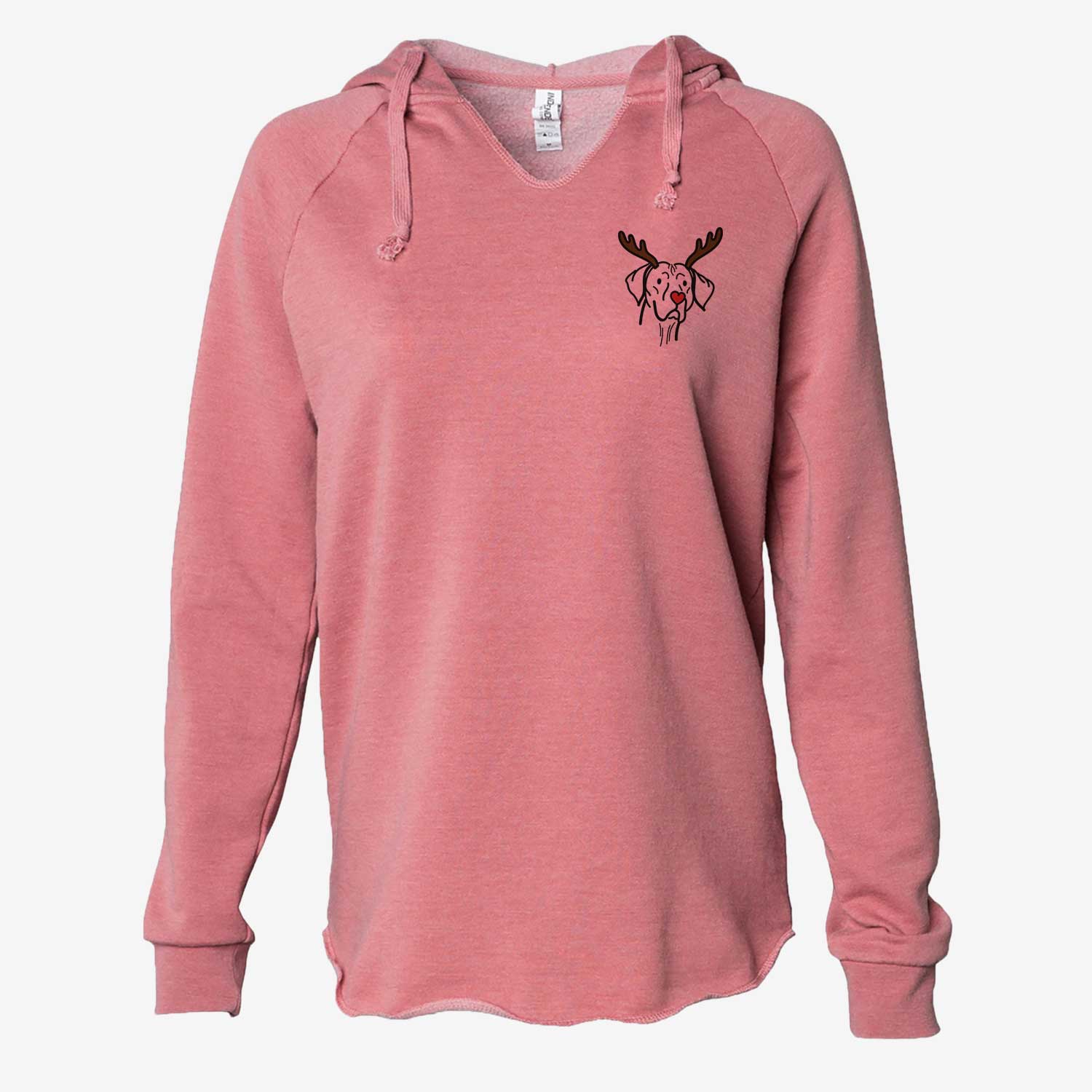 Red Nose Vizsla - Moose - Cali Wave Hooded Sweatshirt