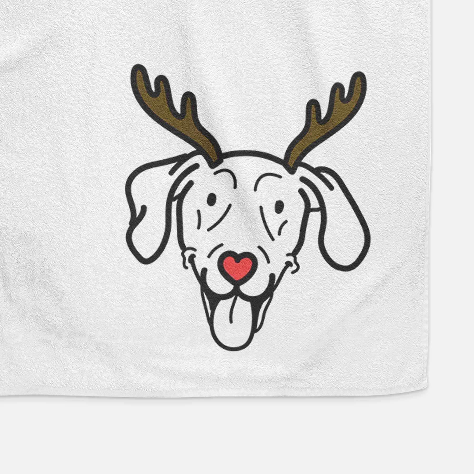 Red Nose Weimaraner - Paco Lobo - Decorative Hand Towel