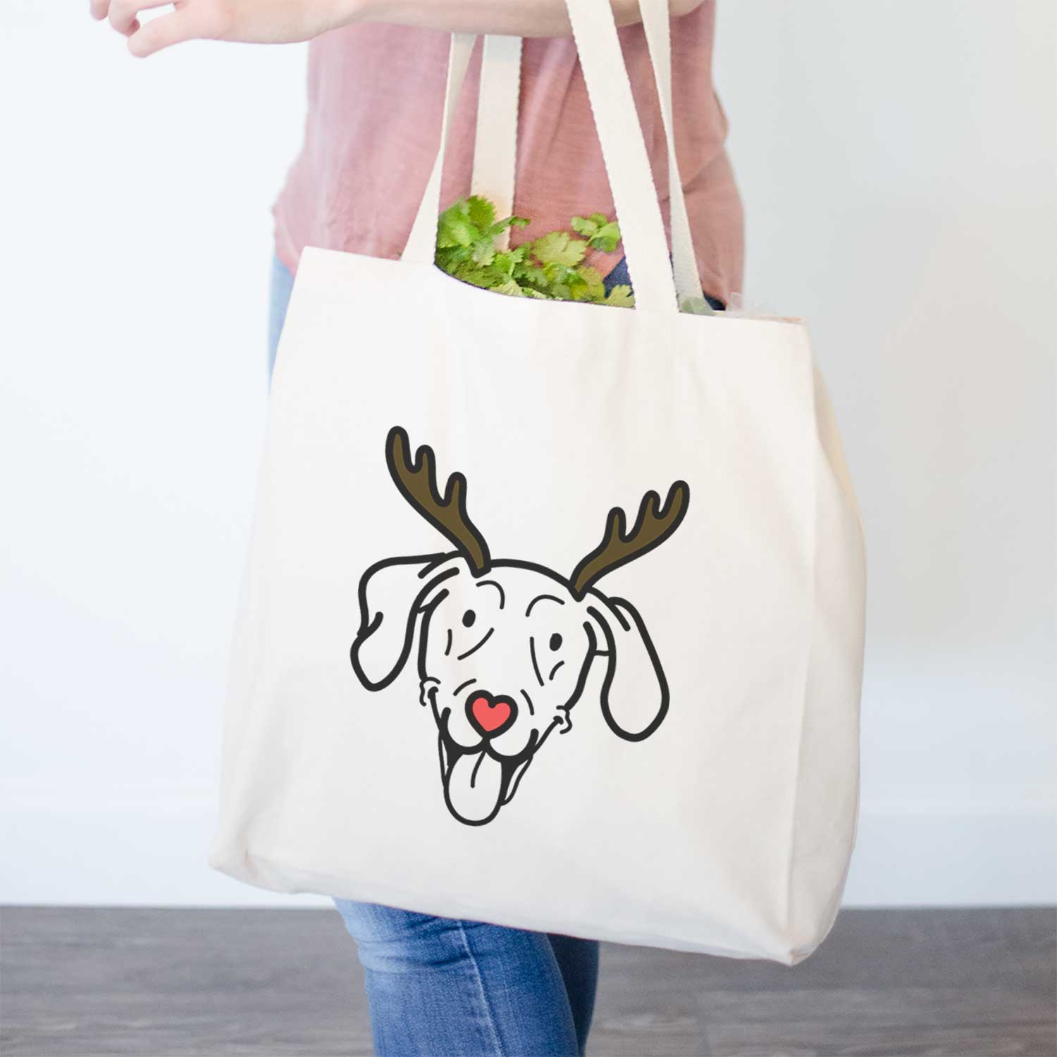 Red Nose Weimaraner - Paco Lobo - Tote Bag