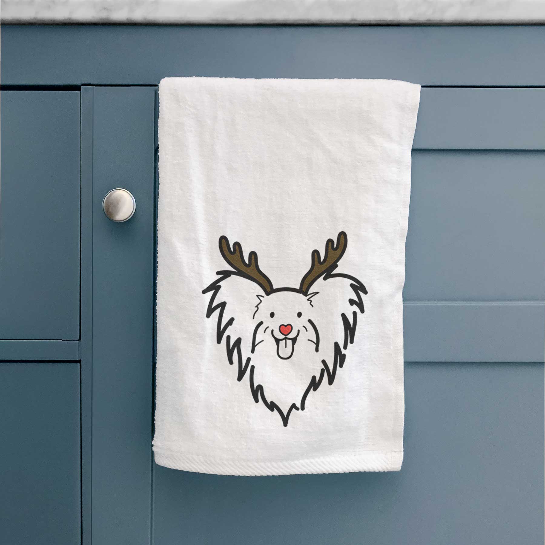 Red Nose Papillon - Decorative Hand Towel