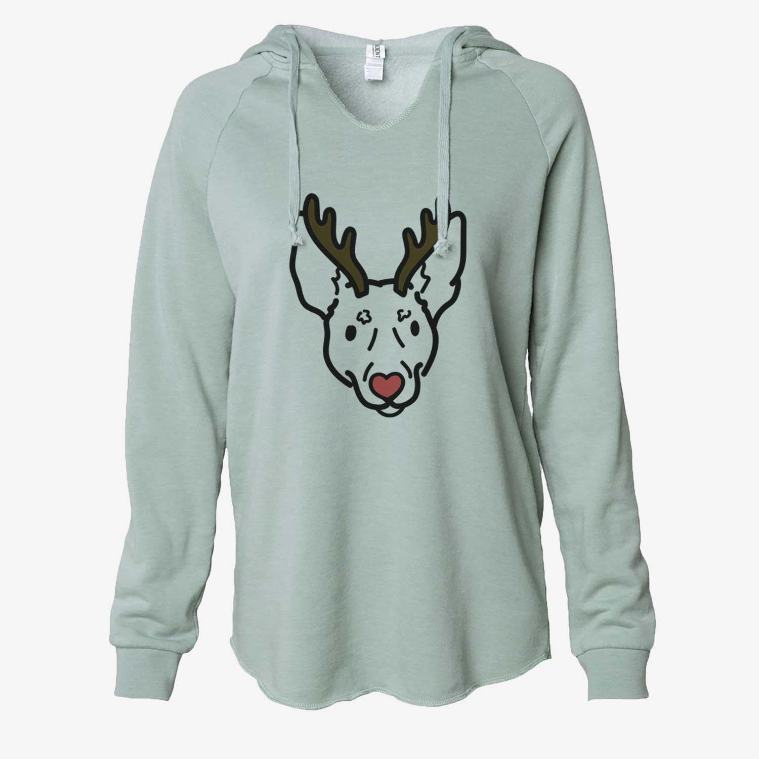 Red Nose Rat Terrier - Penny - Cali Wave Hooded Sweatshirt