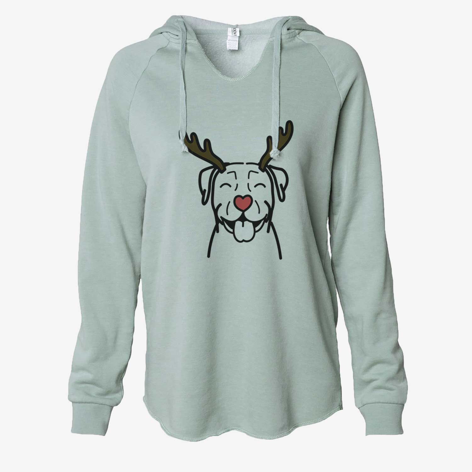 Red Nose Pitbull - Cali Wave Hooded Sweatshirt