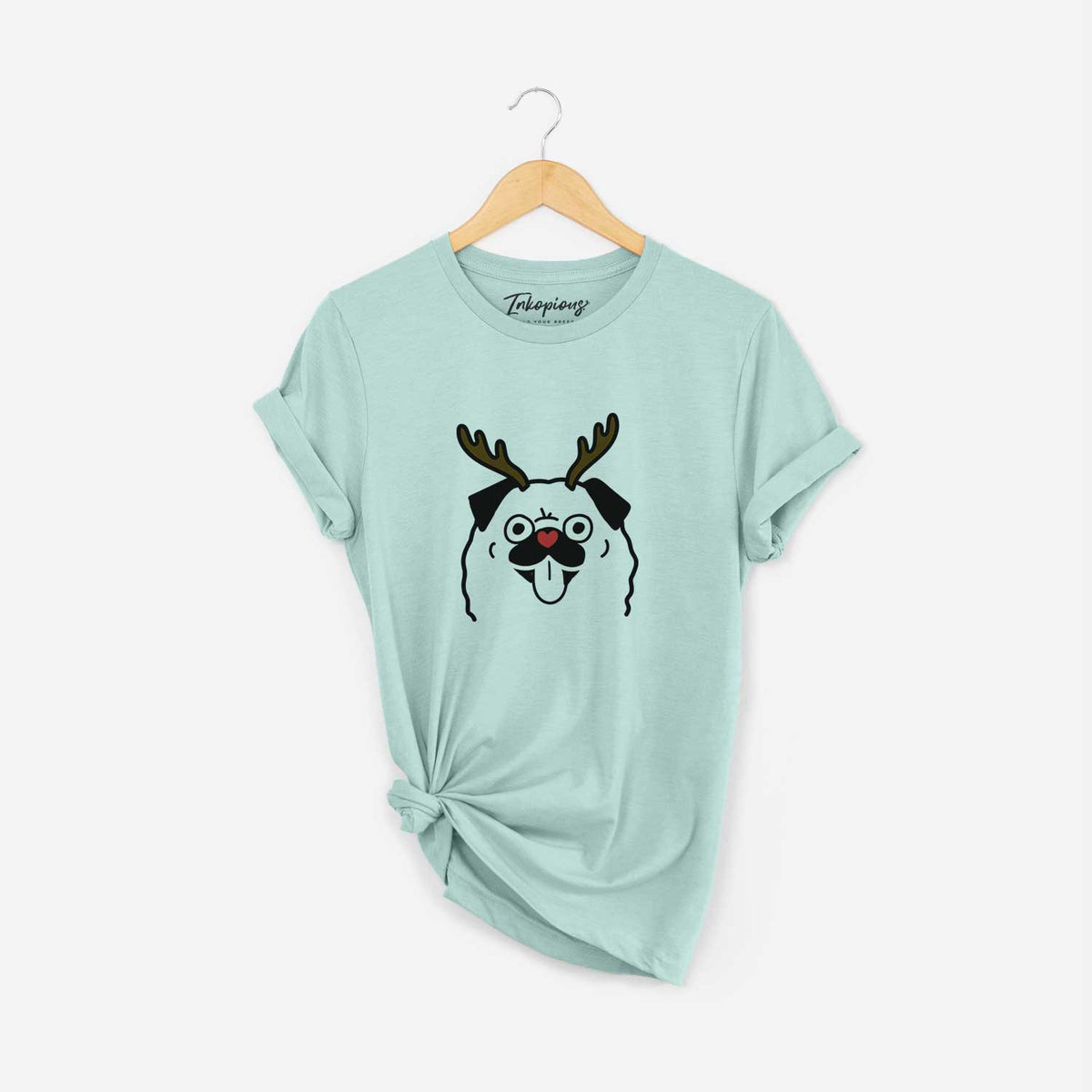 Red Nose Pug - Unisex Crewneck