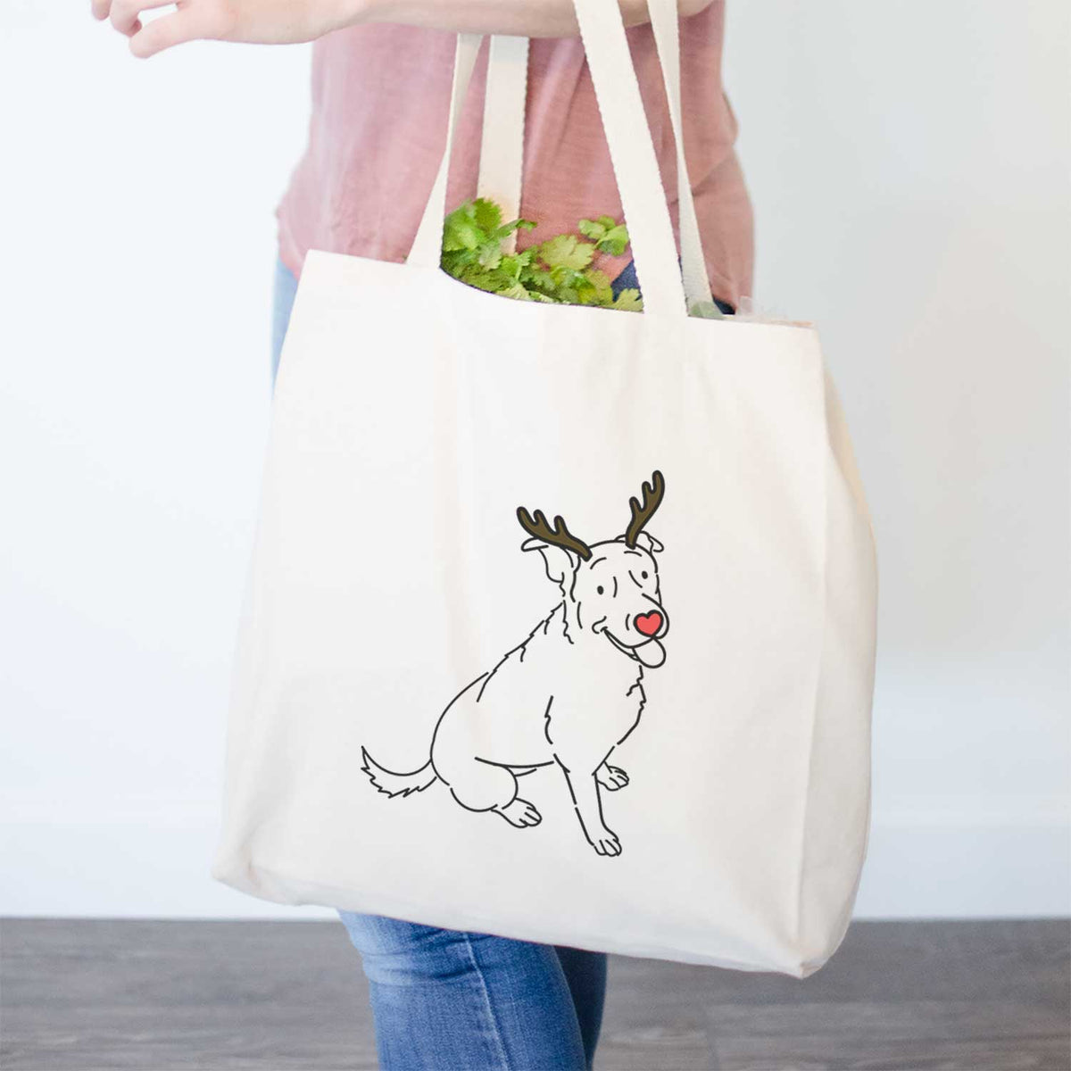 Red Nose Rottweiler Mix - Rocky - Tote Bag