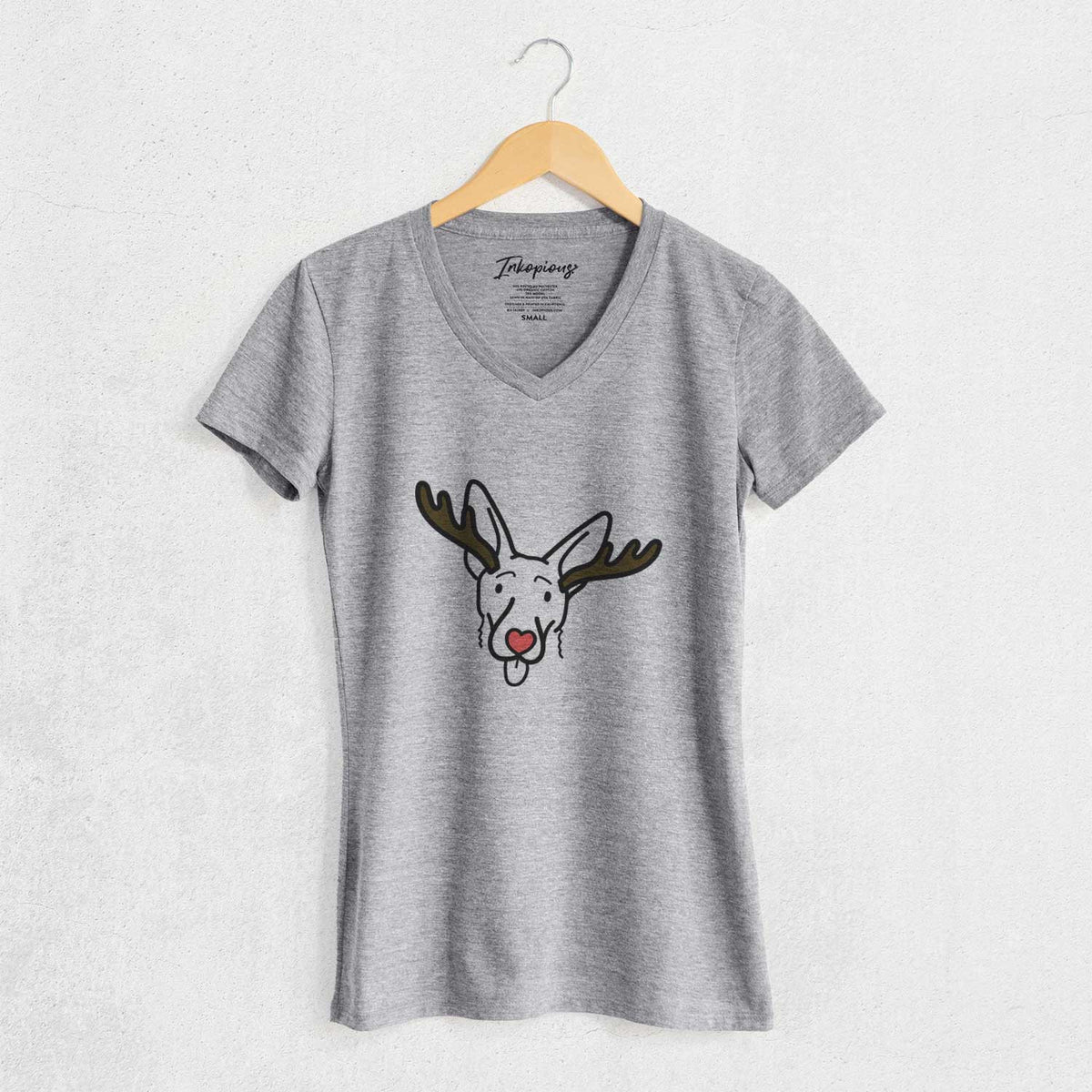 Red Nose Shepherd Mix - Rosie - Women's V-neck Shirt