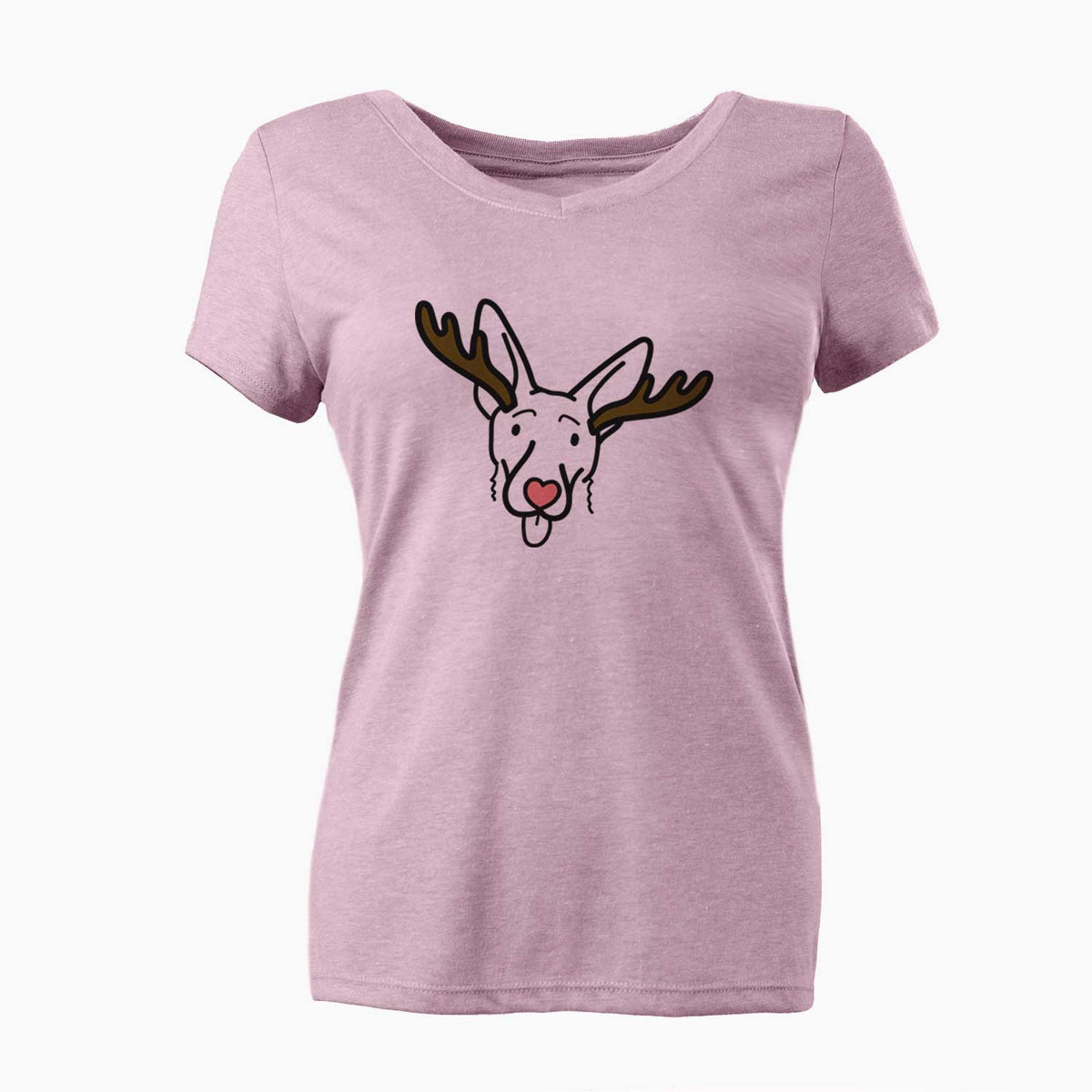 Red Nose Shepherd Mix - Rosie - Women's V-neck Shirt