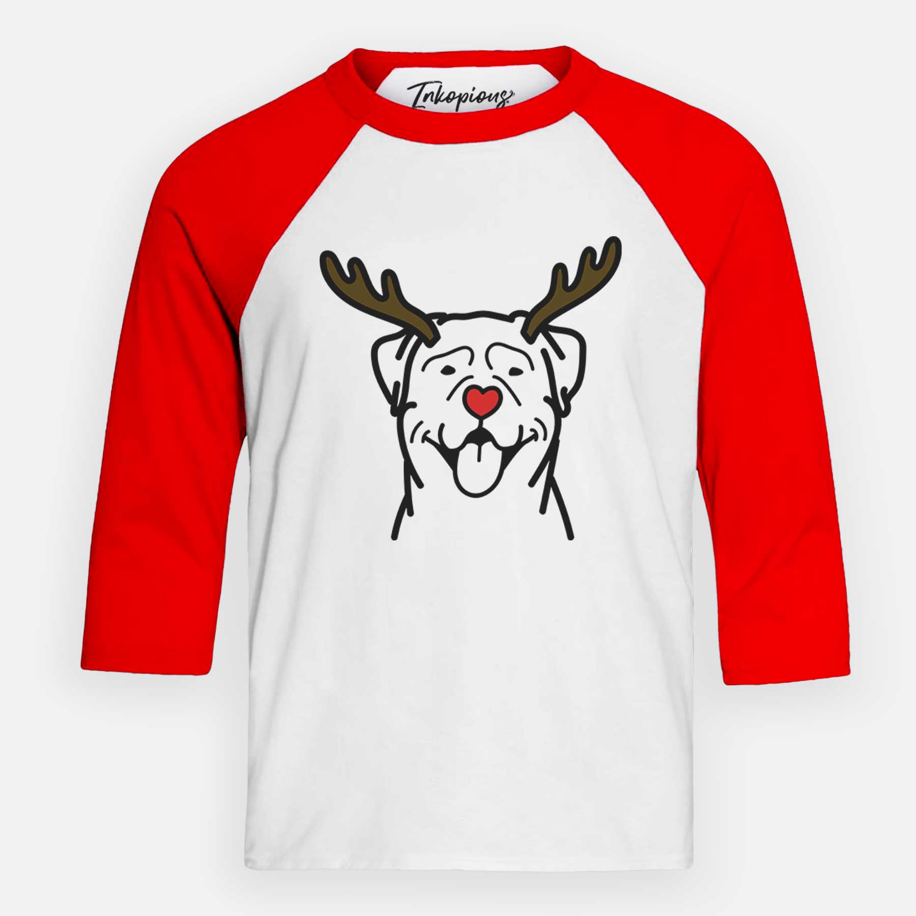 Red Nose Rottweiler - Youth 3/4 Long Sleeve