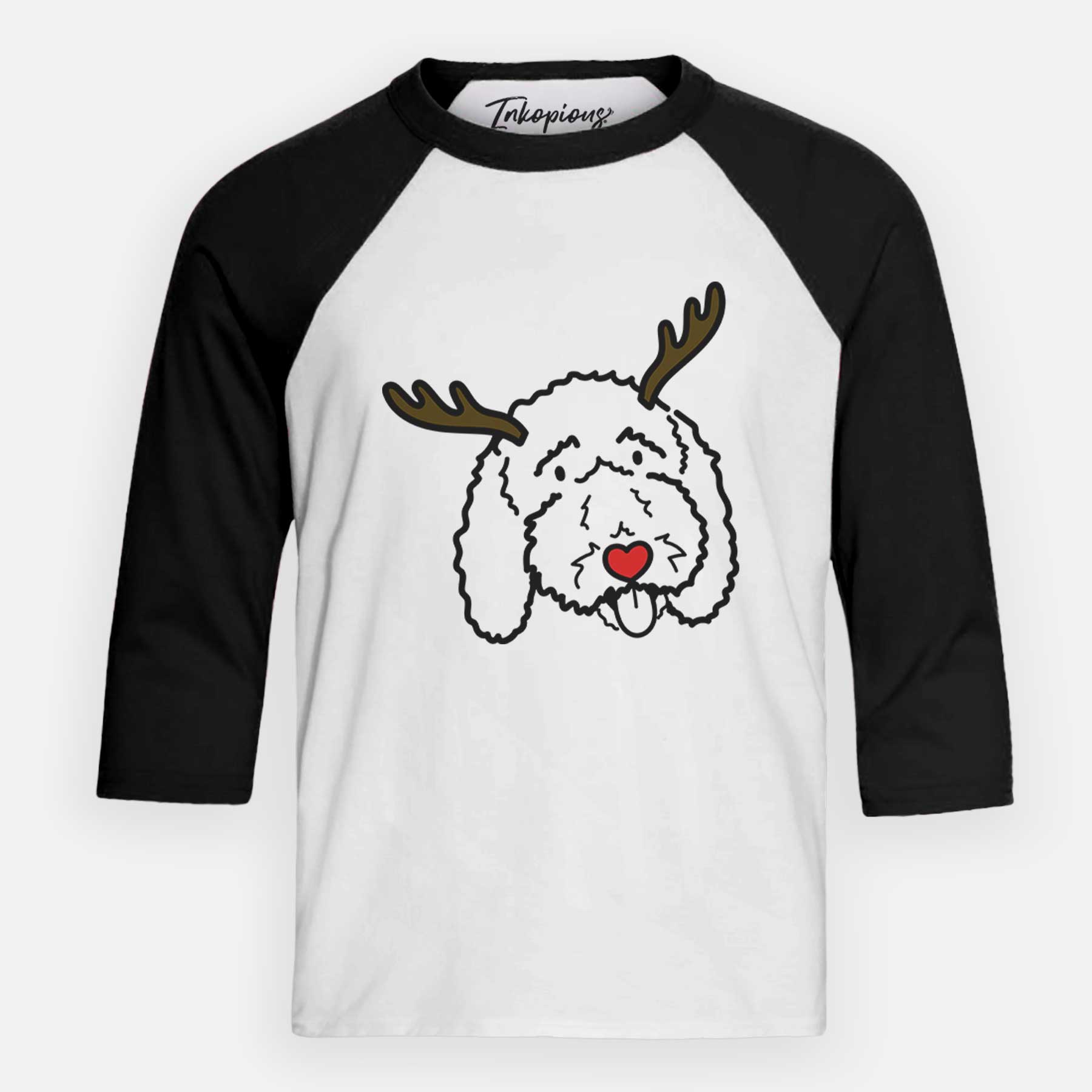 Red Nose Bernedoodle - Ruby - Youth 3/4 Long Sleeve