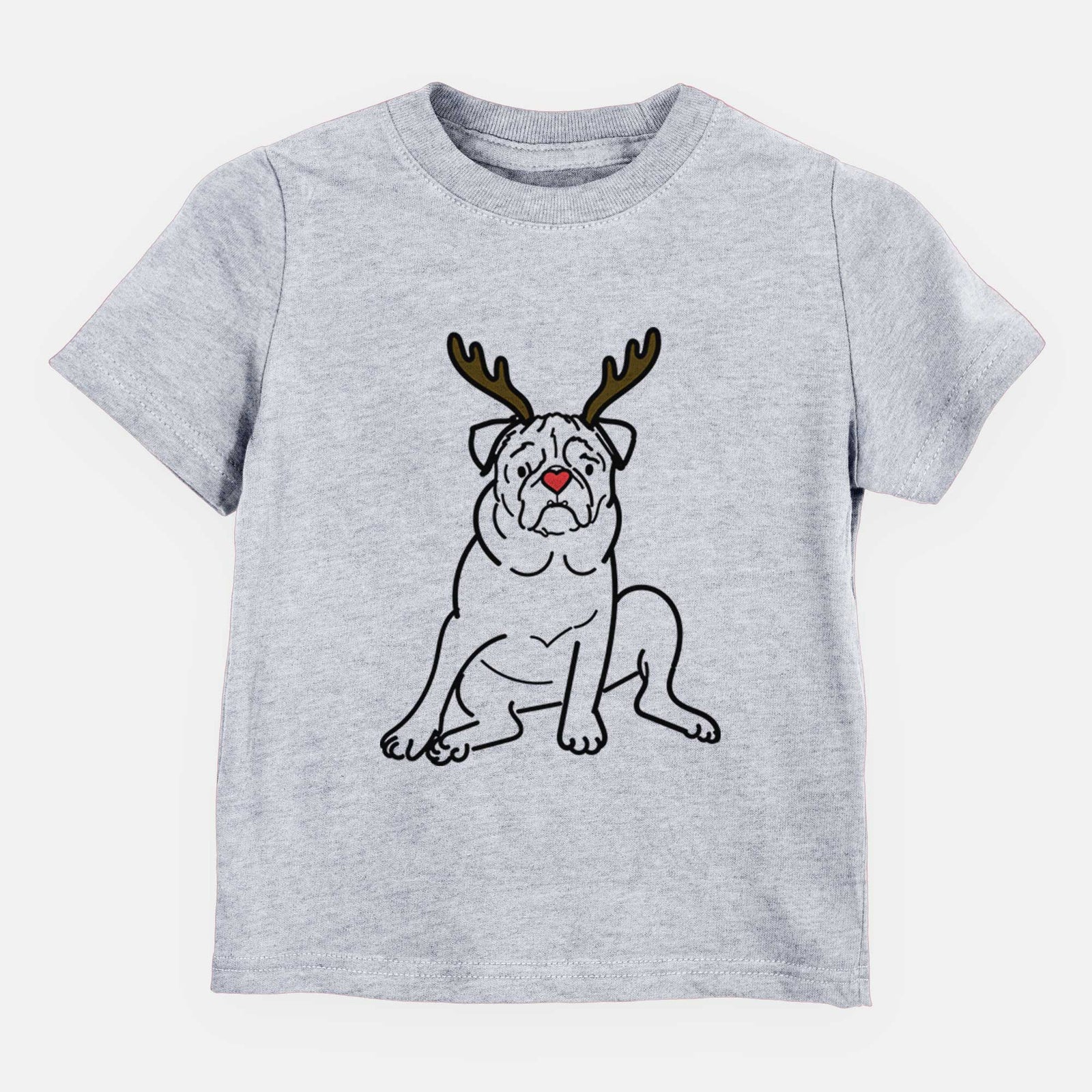 Red Nose Pug - Rudy - Kids/Youth/Toddler Shirt