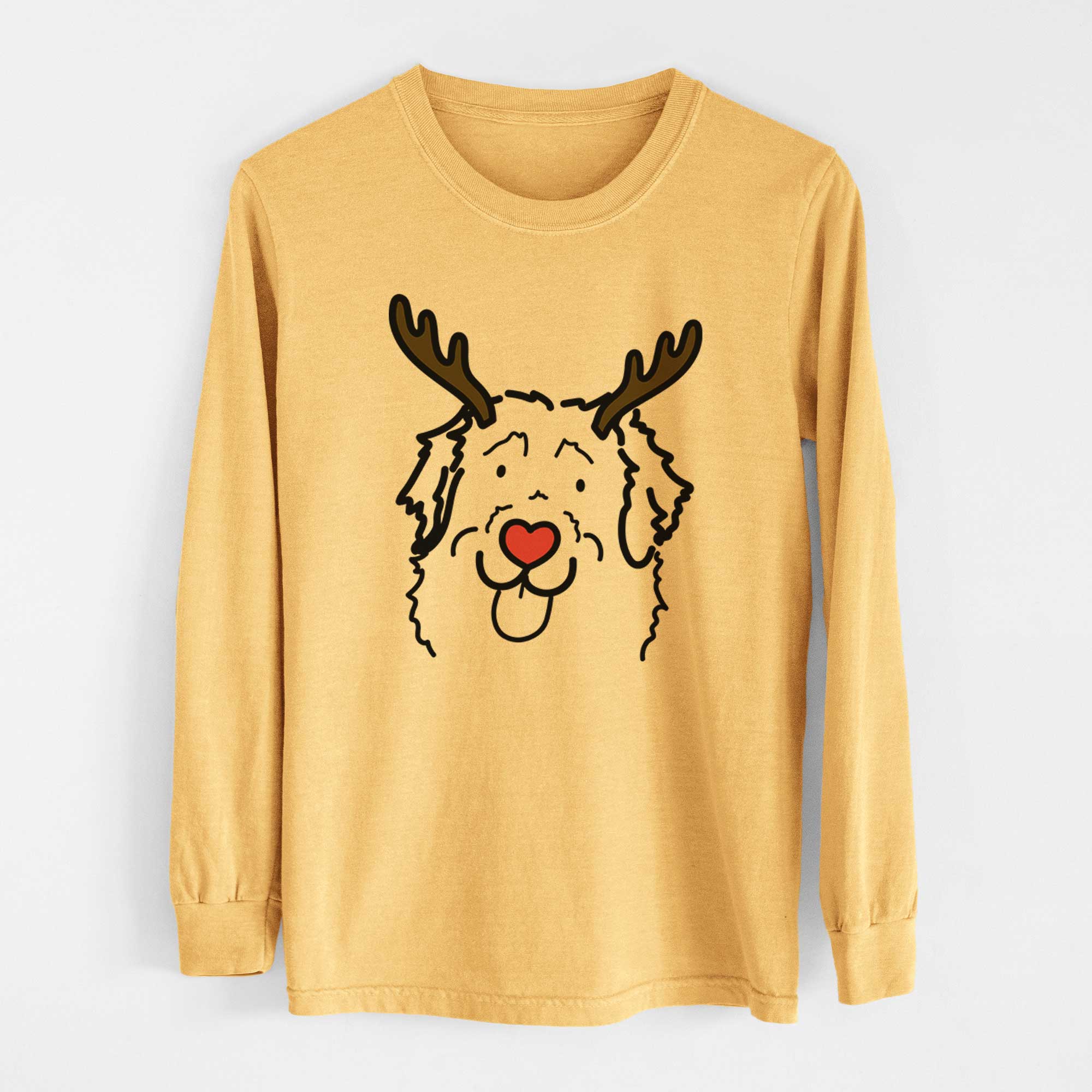 Red Nose Leonberger - Sabre - Heavyweight 100% Cotton Long Sleeve