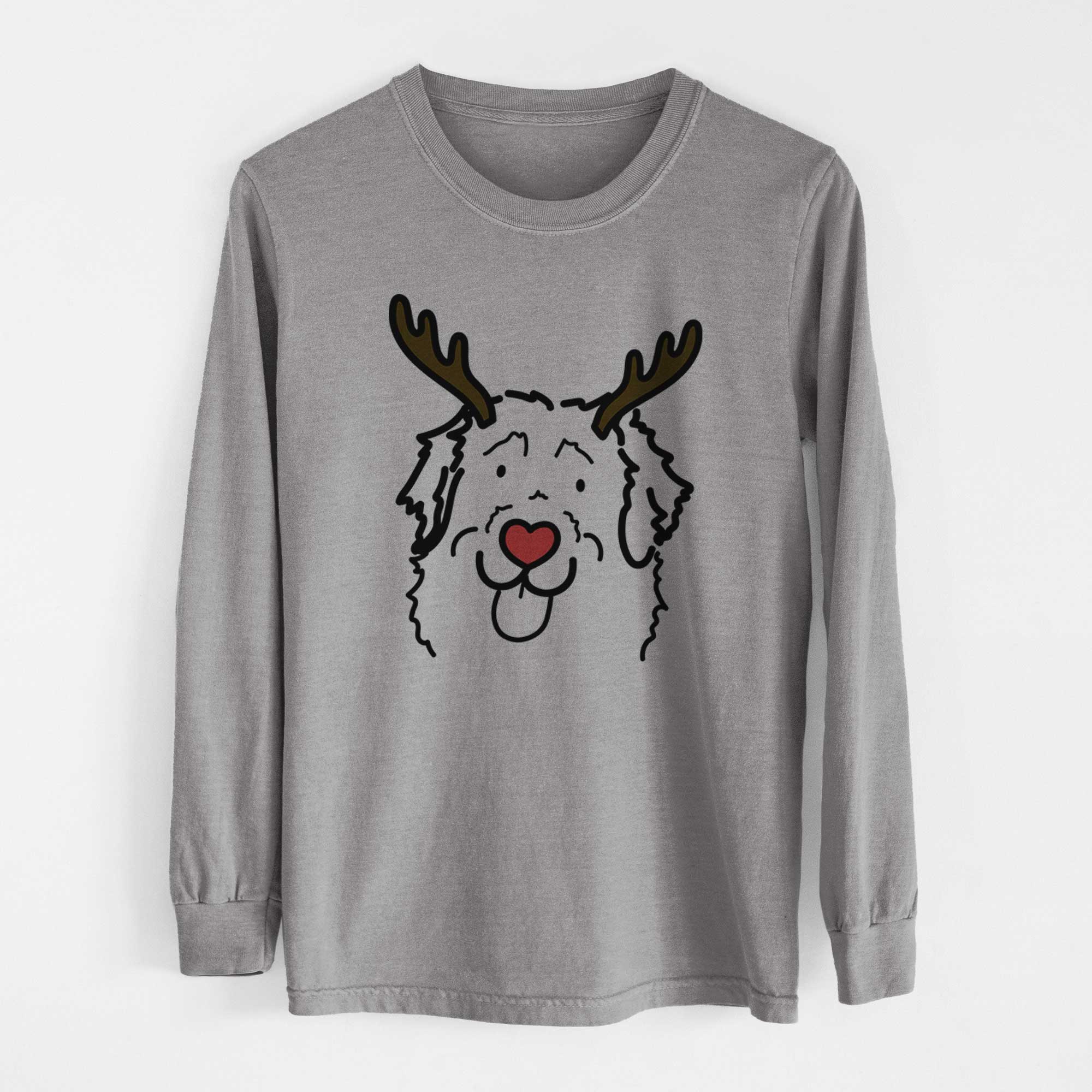 Red Nose Leonberger - Sabre - Heavyweight 100% Cotton Long Sleeve