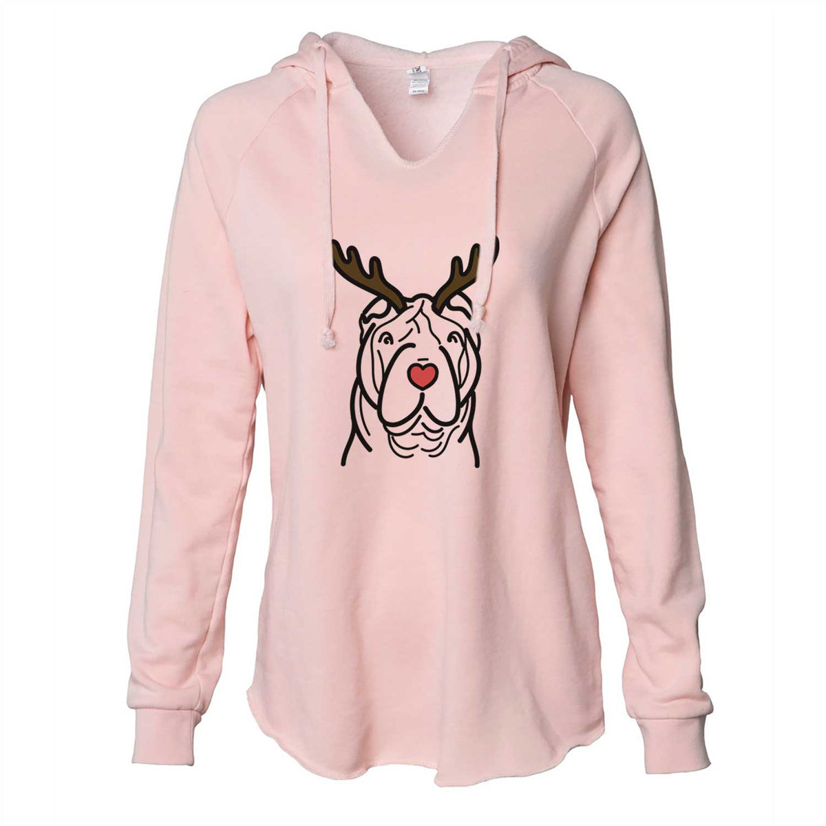 Red Nose Shar Pei - Cali Wave Hooded Sweatshirt