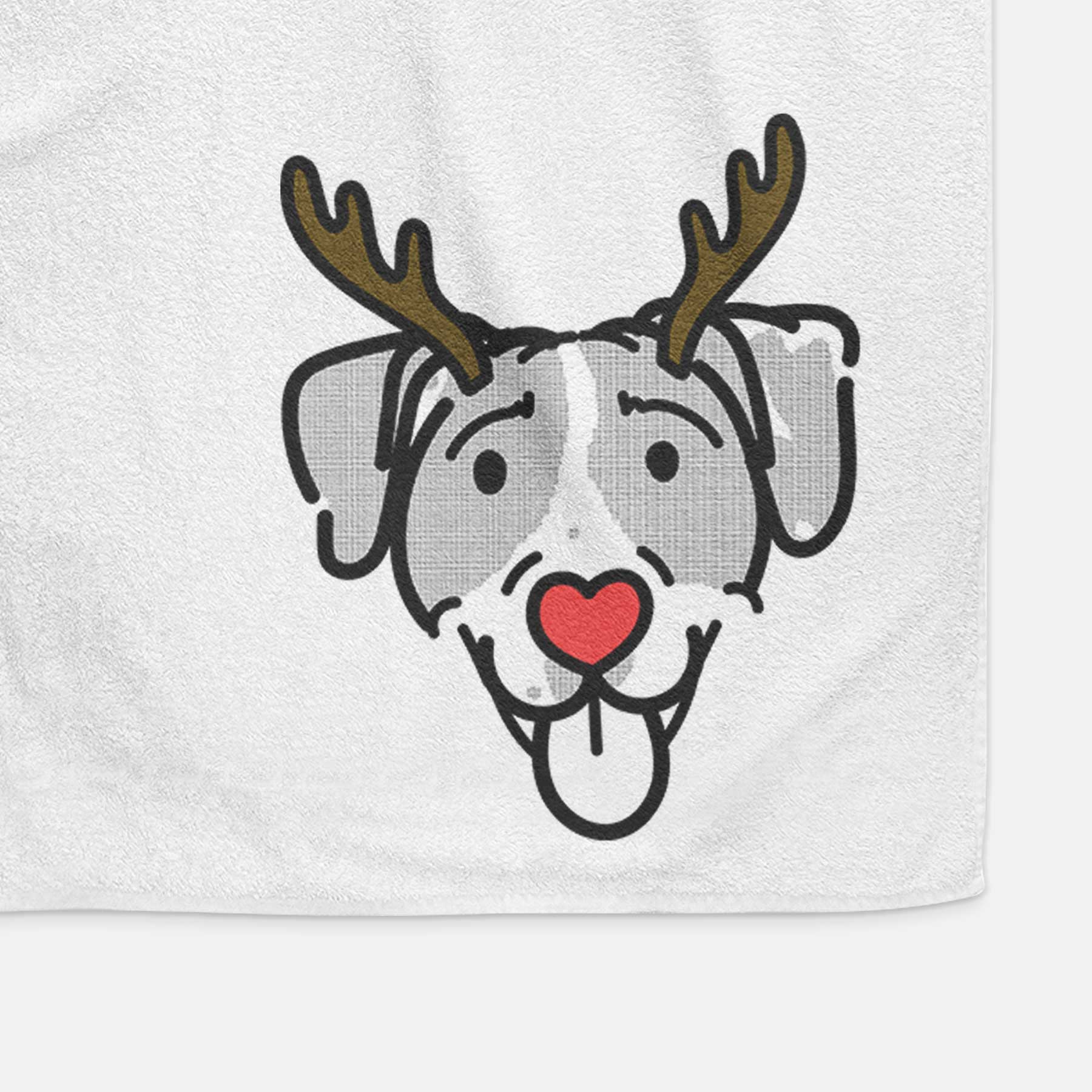 Red Nose Bluetick Coonhound - Shiva - Decorative Hand Towel