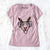 Red Nose Bluetick Coonhound - Shiva - Women's V-neck Shirt