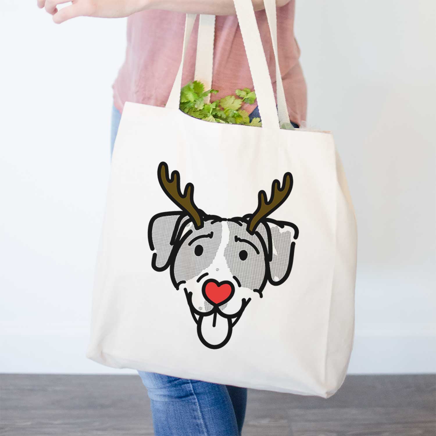 Red Nose Bluetick Coonhound - Shiva - Tote Bag