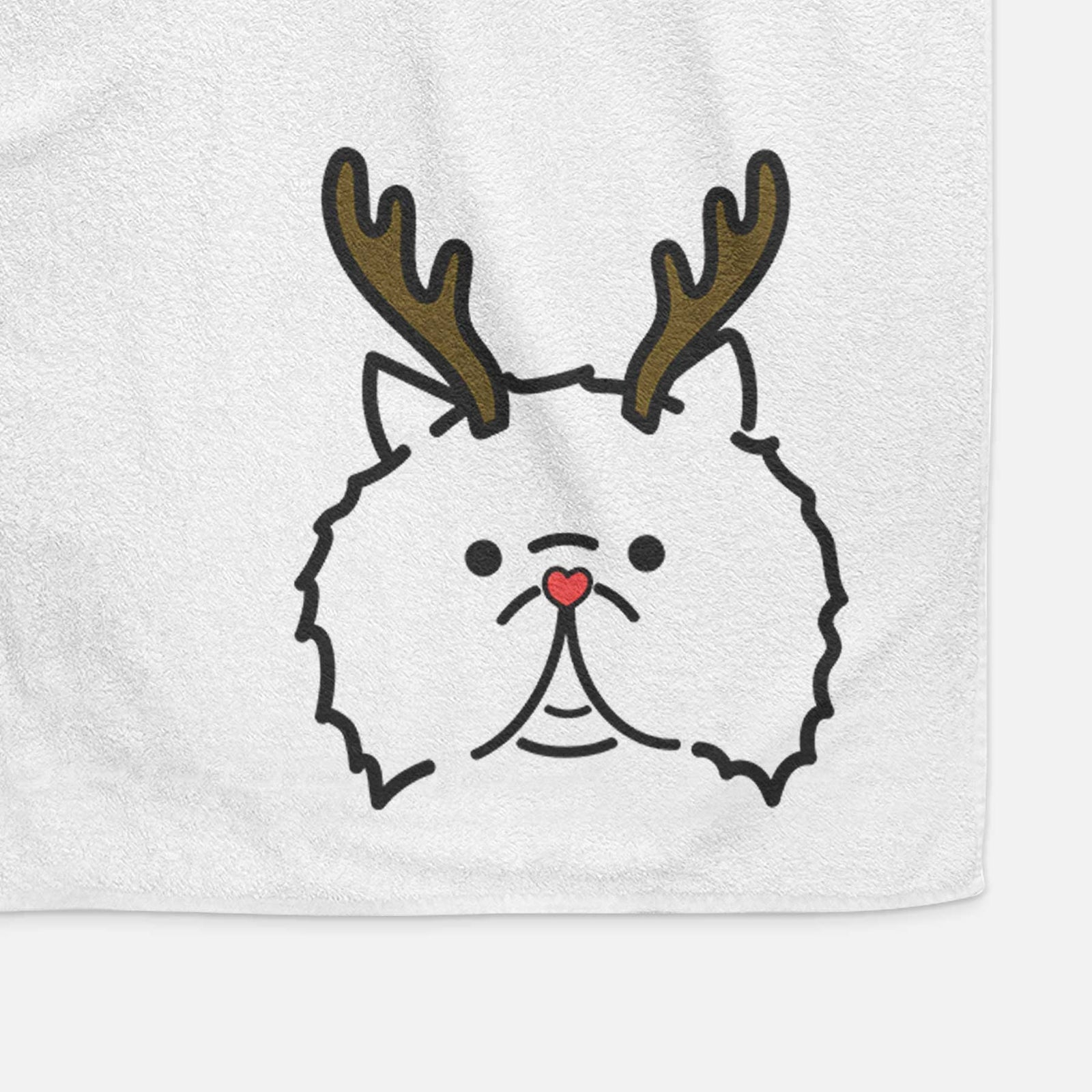 Red Nose Persian Cat - Smoosh - Decorative Hand Towel