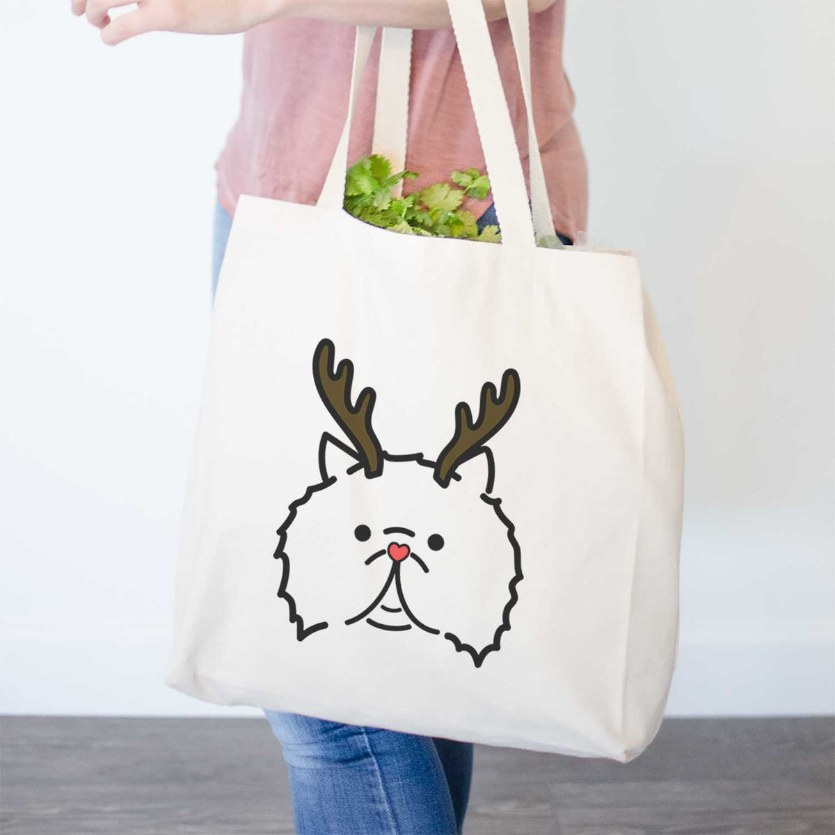 Red Nose Persian Cat - Smoosh - Tote Bag