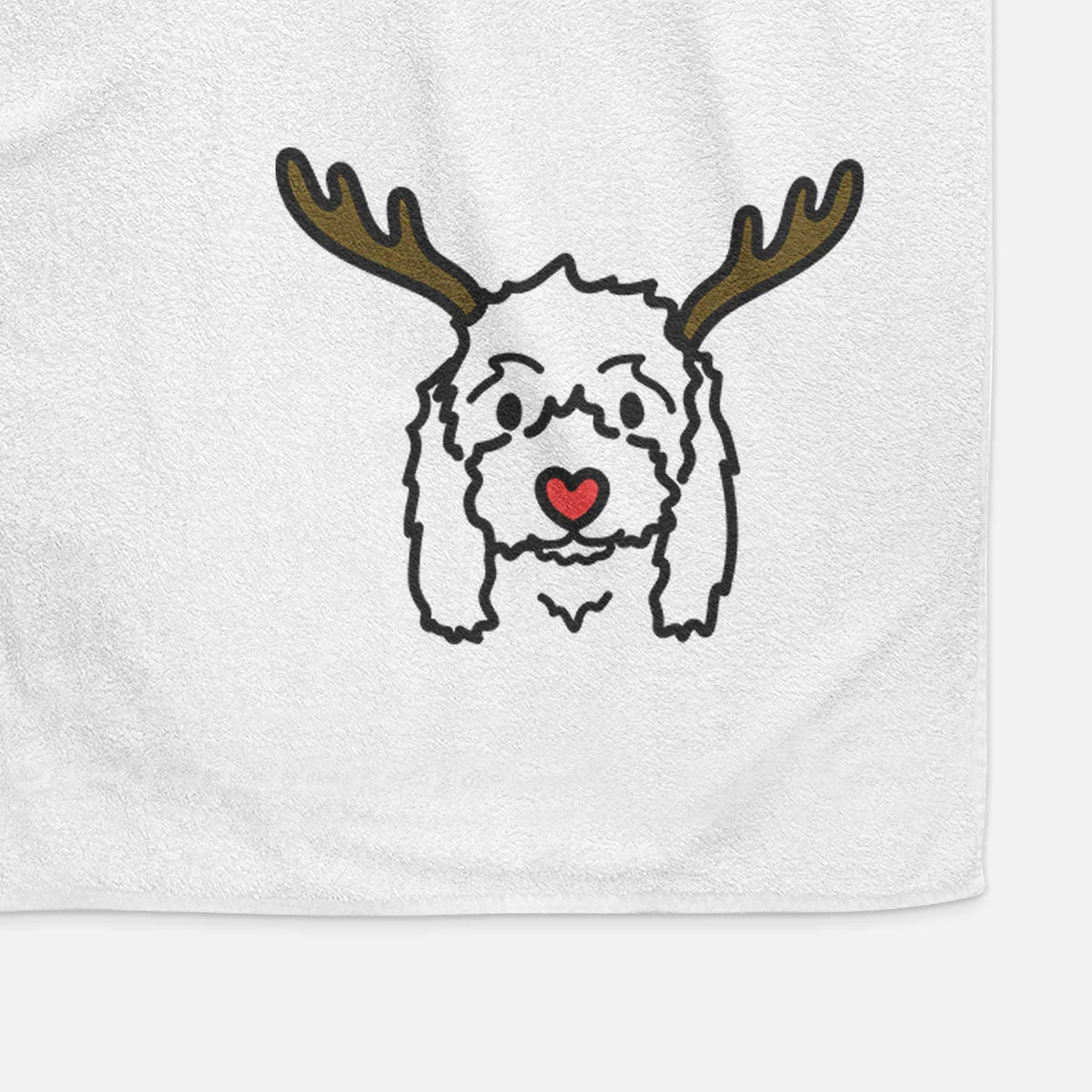 Red Nose Coton de Tulear - Sophie - Decorative Hand Towel