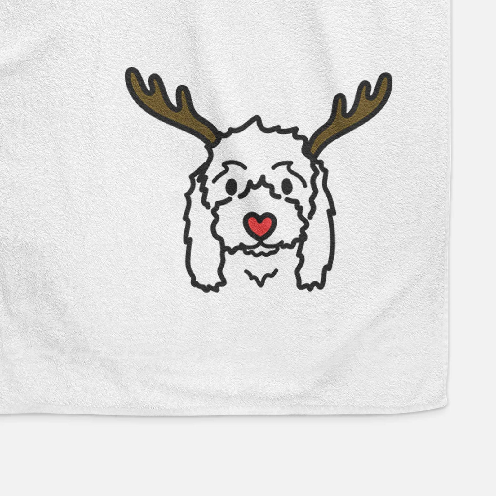 Red Nose Coton de Tulear - Sophie - Decorative Hand Towel