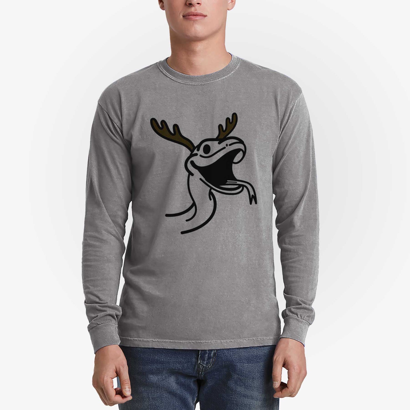 Red Nose Snake - Spike - Heavyweight 100% Cotton Long Sleeve