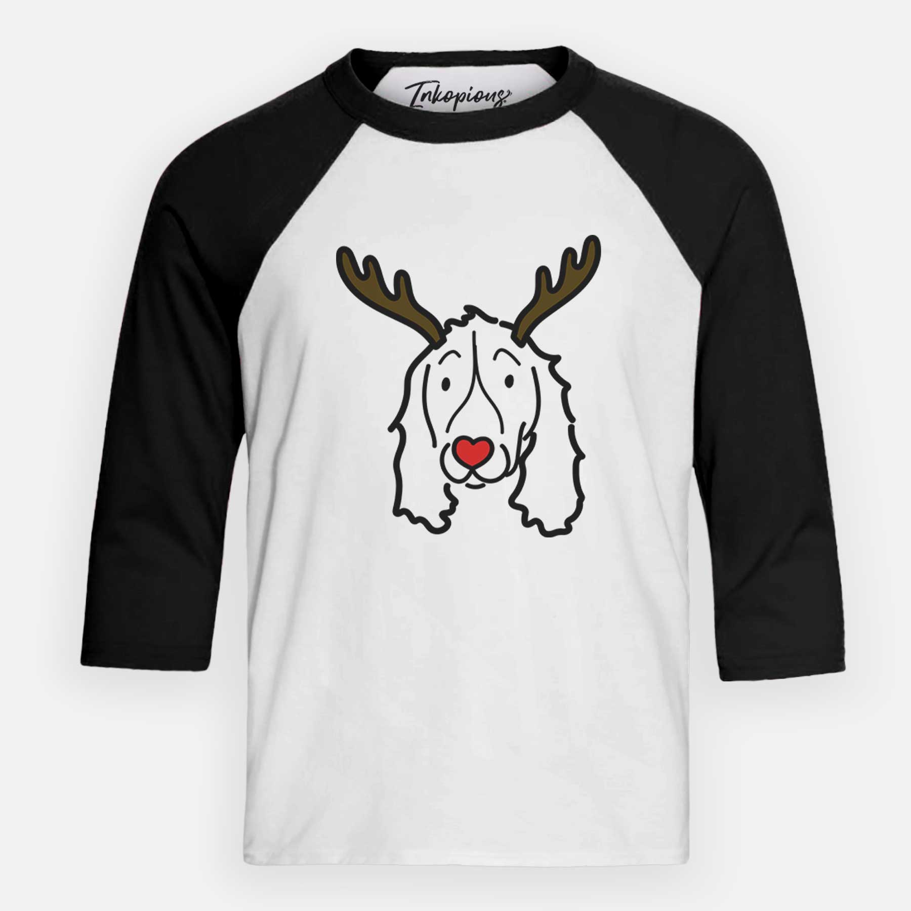 Red Nose English Springer Spaniel - Youth 3/4 Long Sleeve