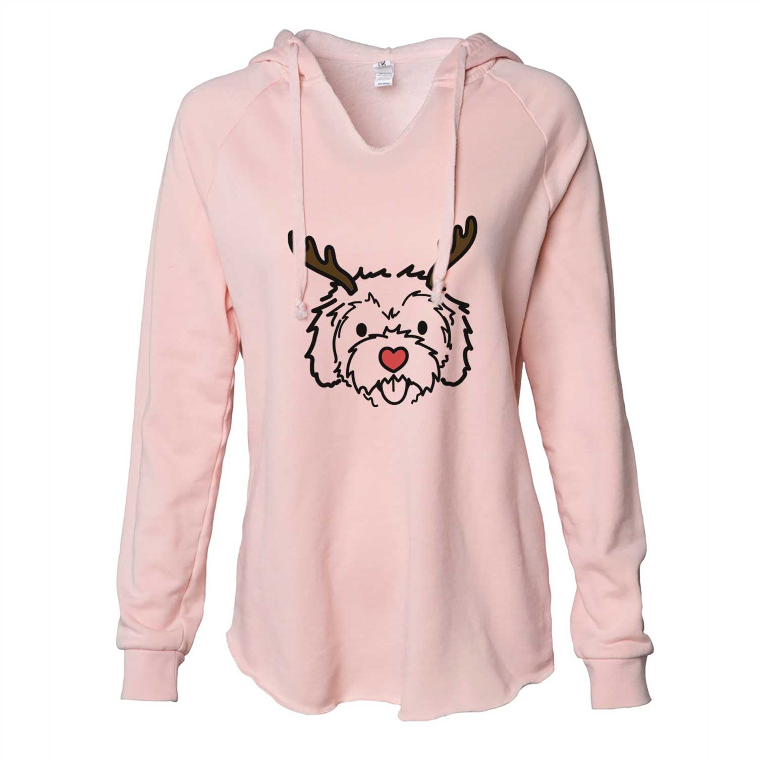 Red Nose Cockapoo - Sprinkles - Cali Wave Hooded Sweatshirt