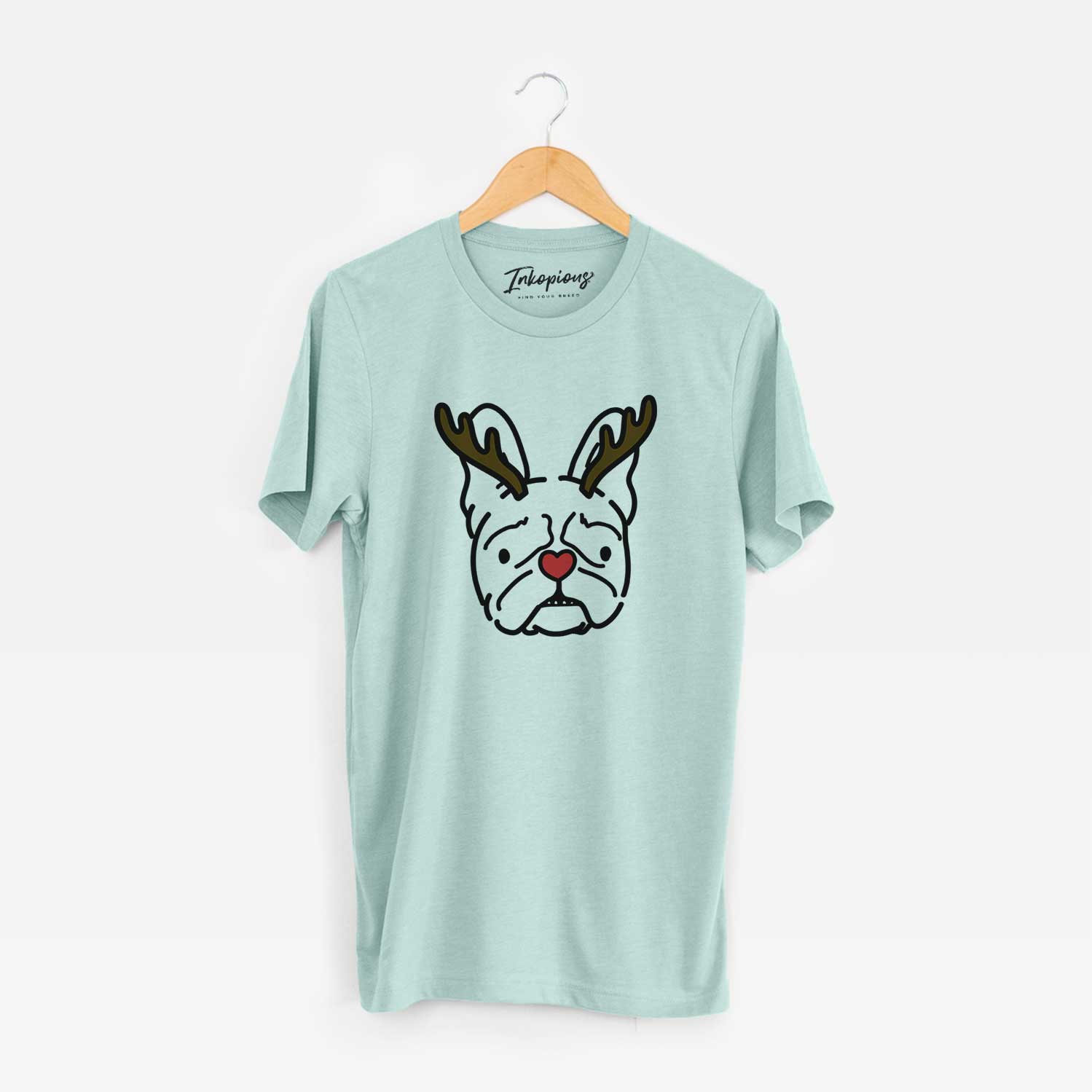 Red Nose French Bulldog - Squishy - Unisex Crewneck