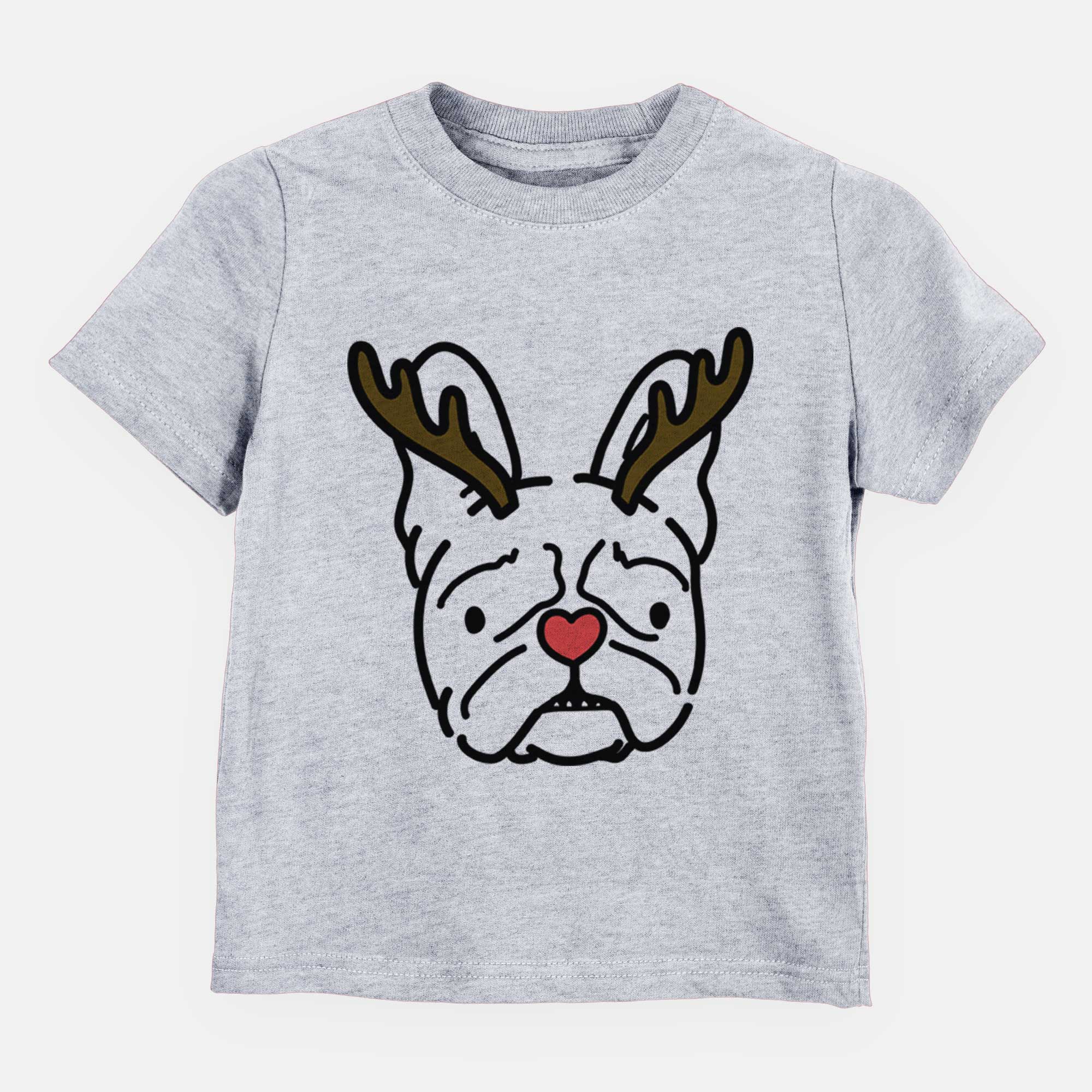 Red Nose French Bulldog - Squishy - Kids/Youth/Toddler Shirt