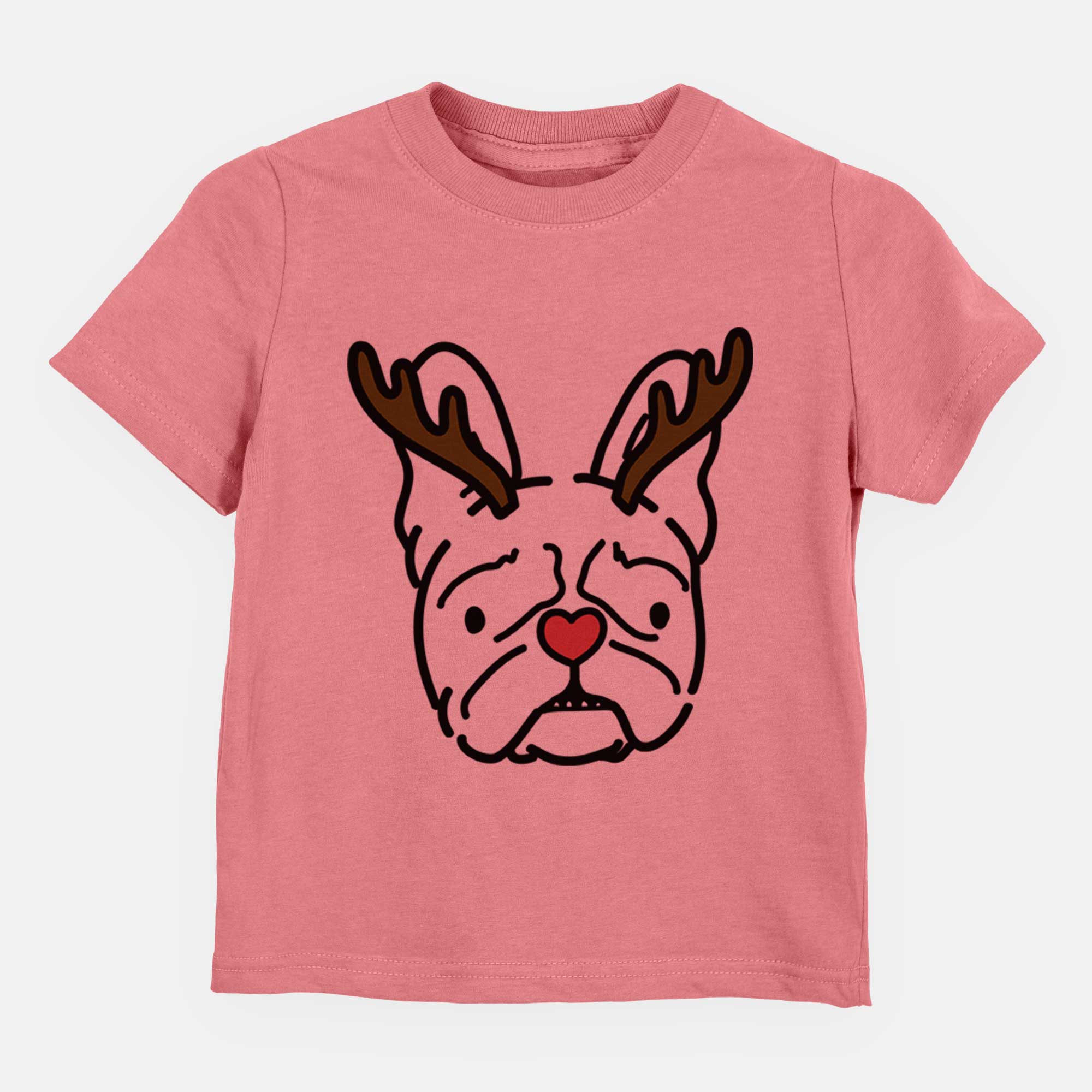 Red Nose French Bulldog - Squishy - Kids/Youth/Toddler Shirt