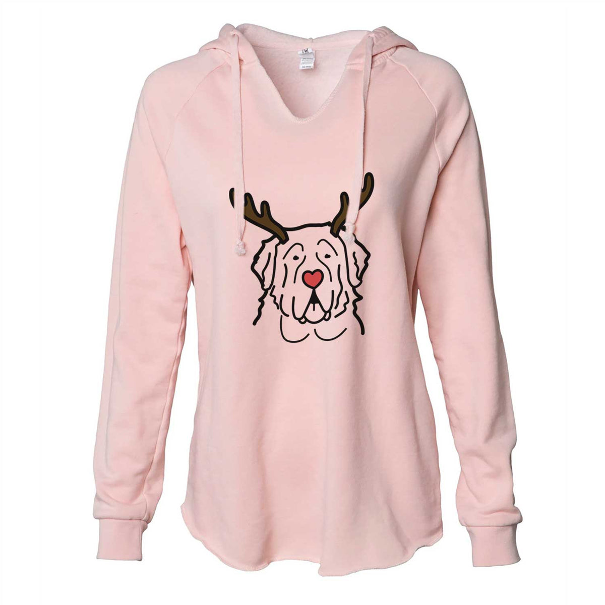 Red Nose Saint Bernard - Cali Wave Hooded Sweatshirt