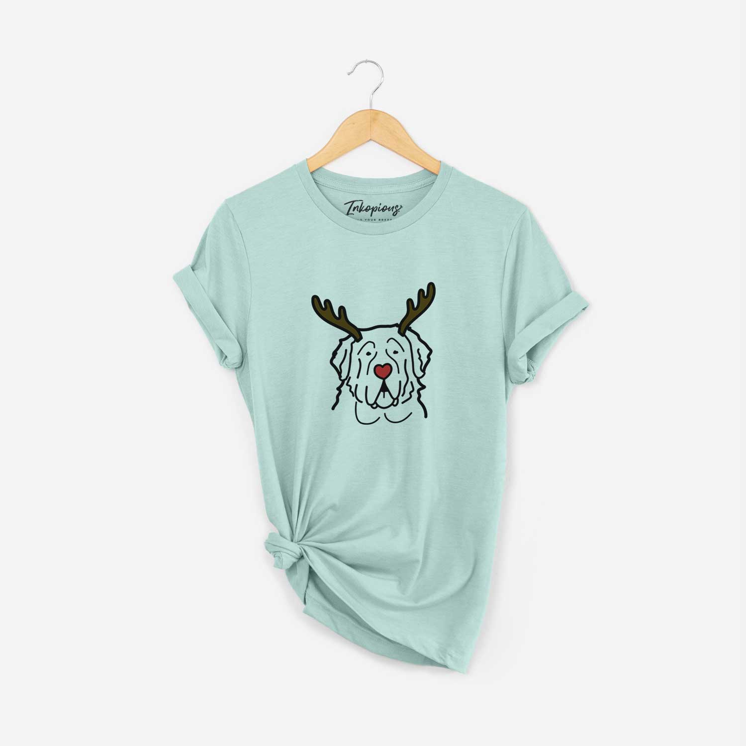 Red Nose Saint Bernard - Unisex Crewneck