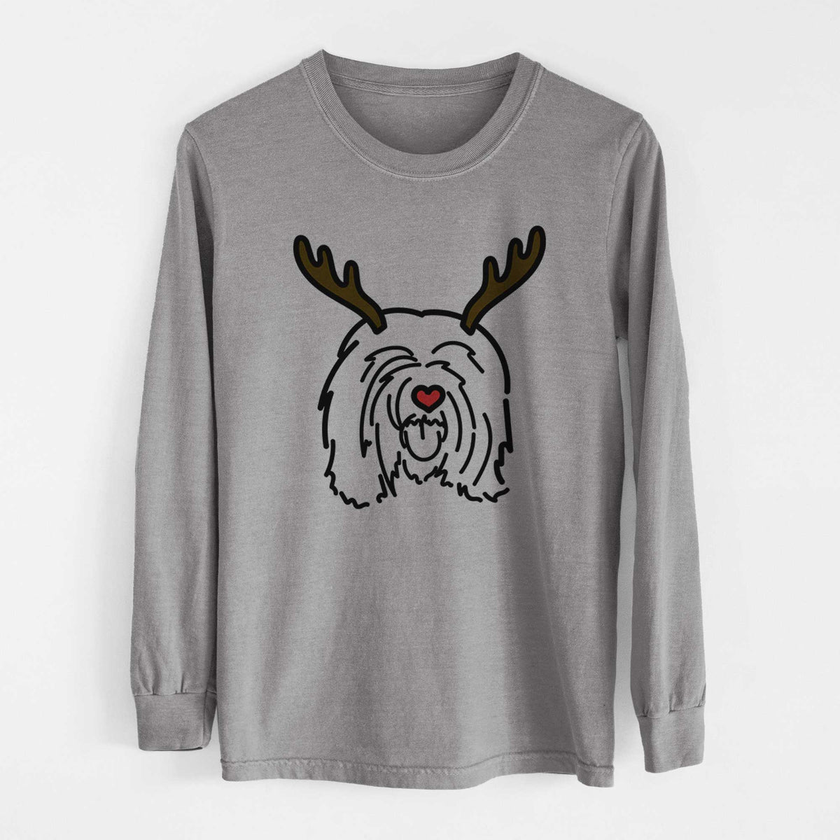 Red Nose Tibetan Mastiff - Stan - Heavyweight 100% Cotton Long Sleeve