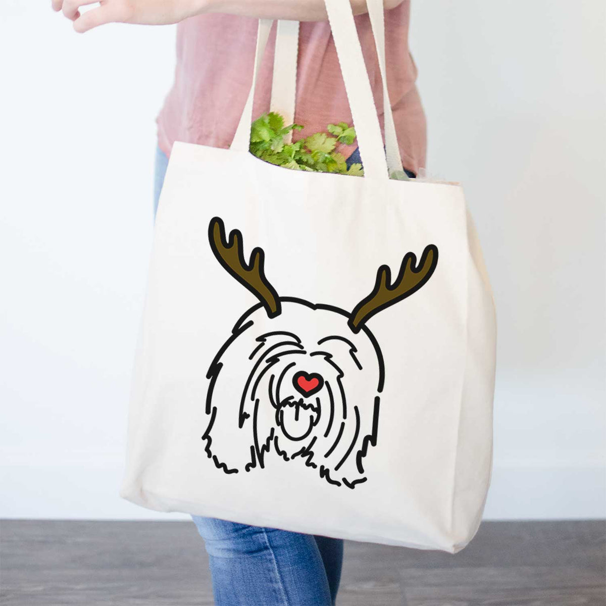 Red Nose Tibetan Mastiff - Stan - Tote Bag