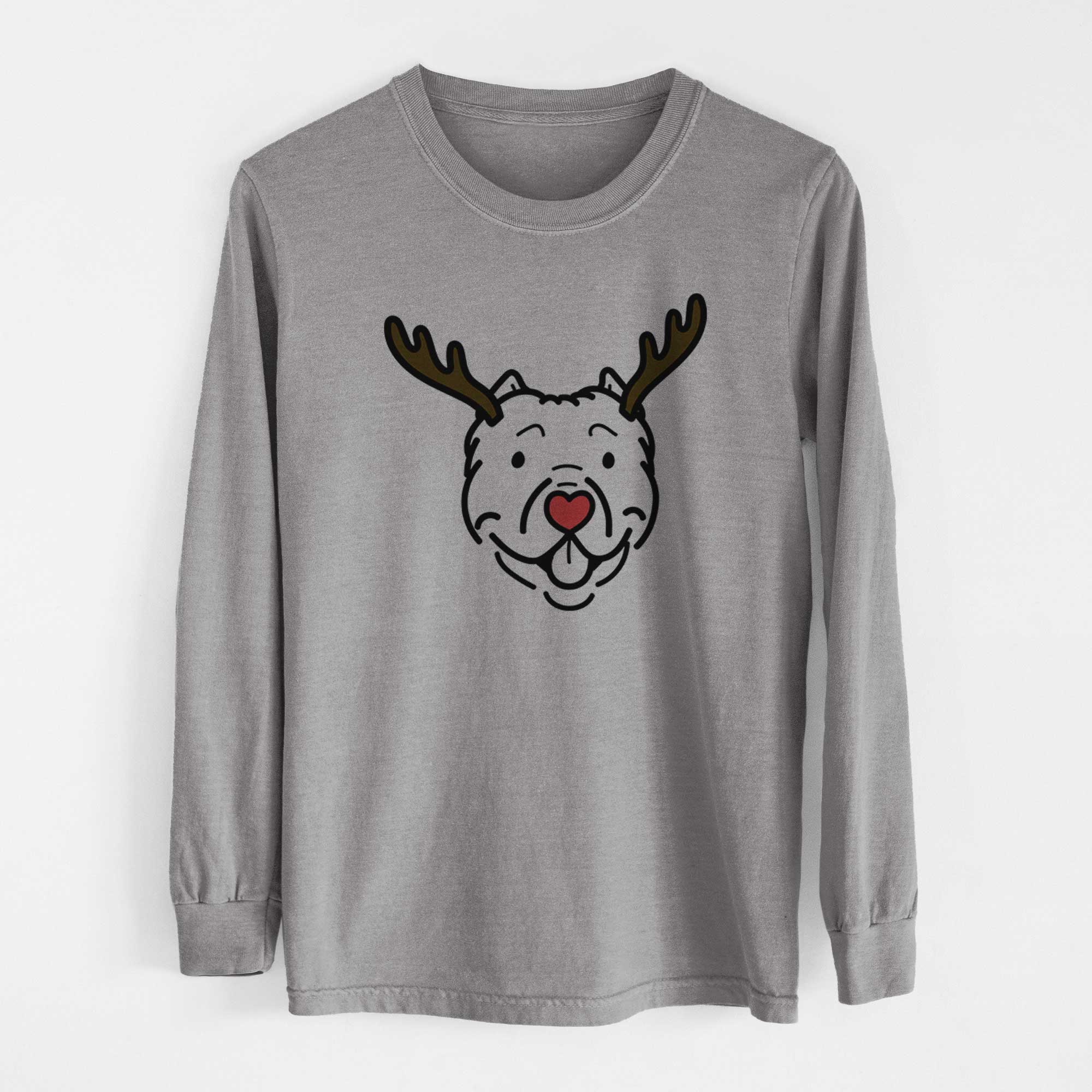 Red Nose American Bully - Tank - Heavyweight 100% Cotton Long Sleeve