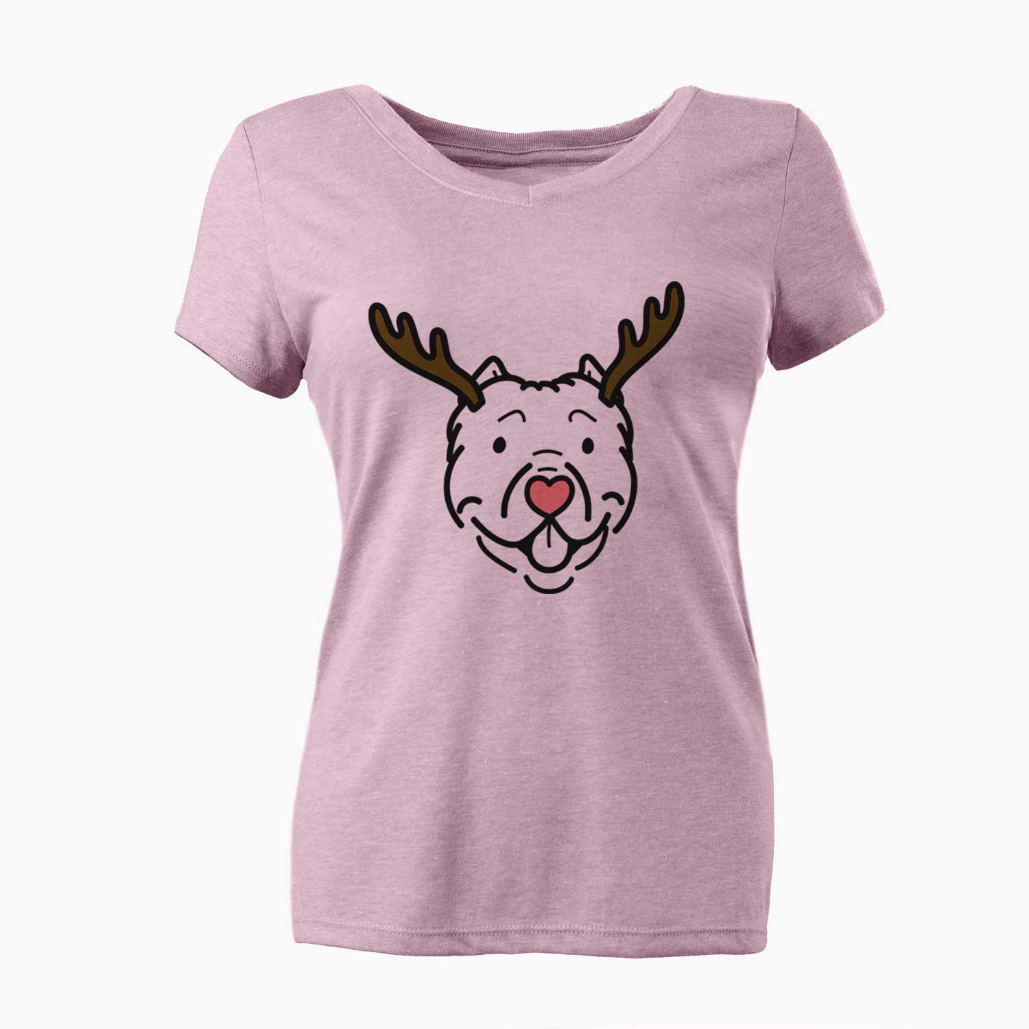 Red Nose American Bully - Tank - Women's V-neck Shirt