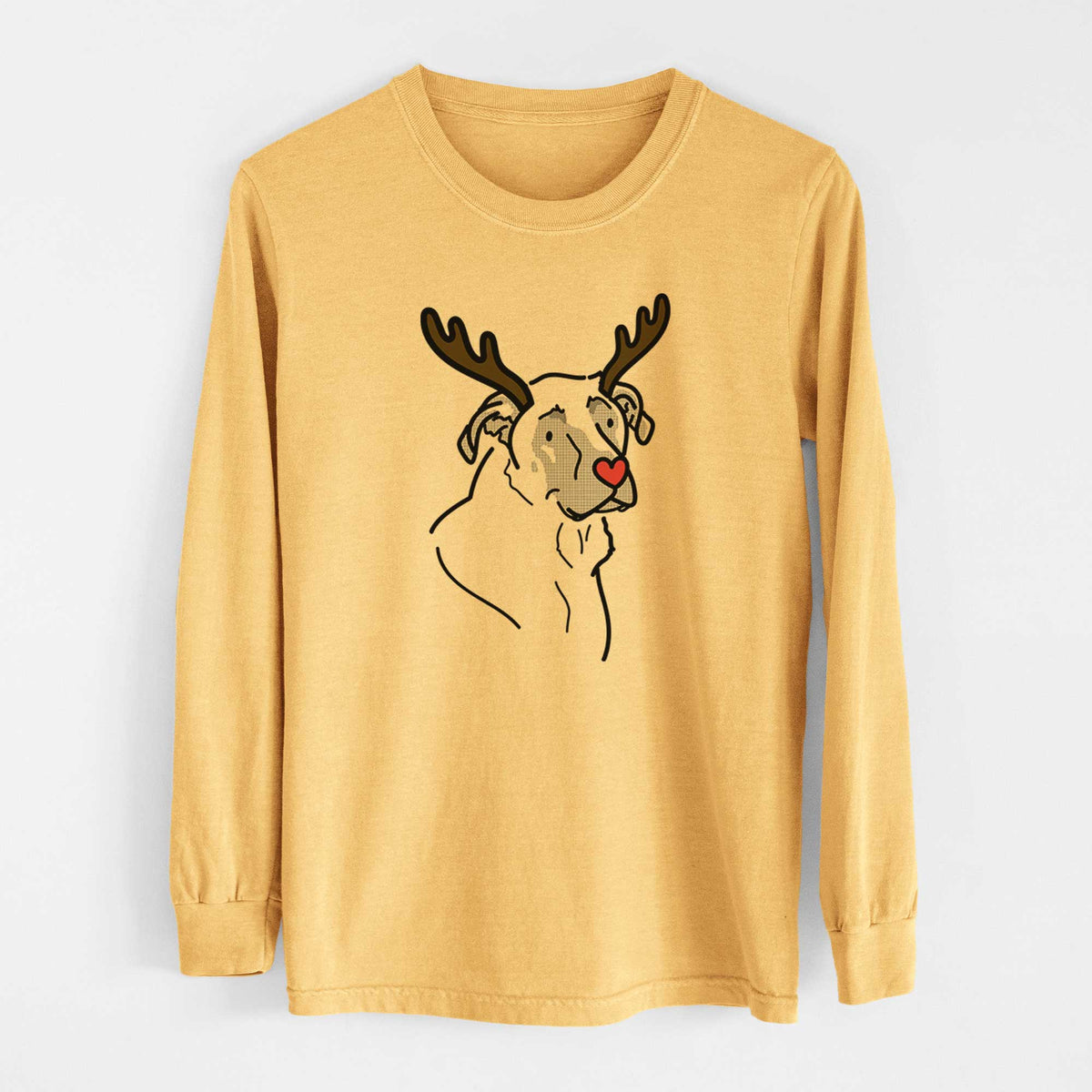 Red Nose Mastiff German Shepherd Mix - Tank - Heavyweight 100% Cotton Long Sleeve