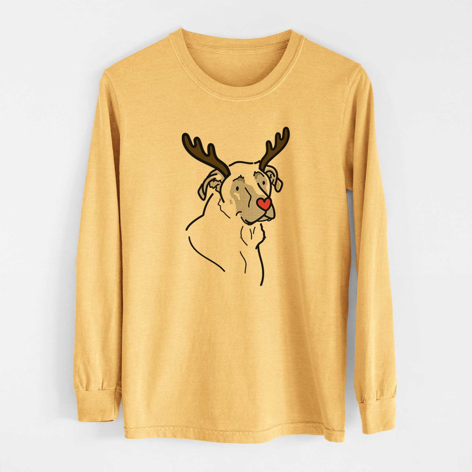 Red Nose Mastiff German Shepherd Mix - Tank - Heavyweight 100% Cotton Long Sleeve